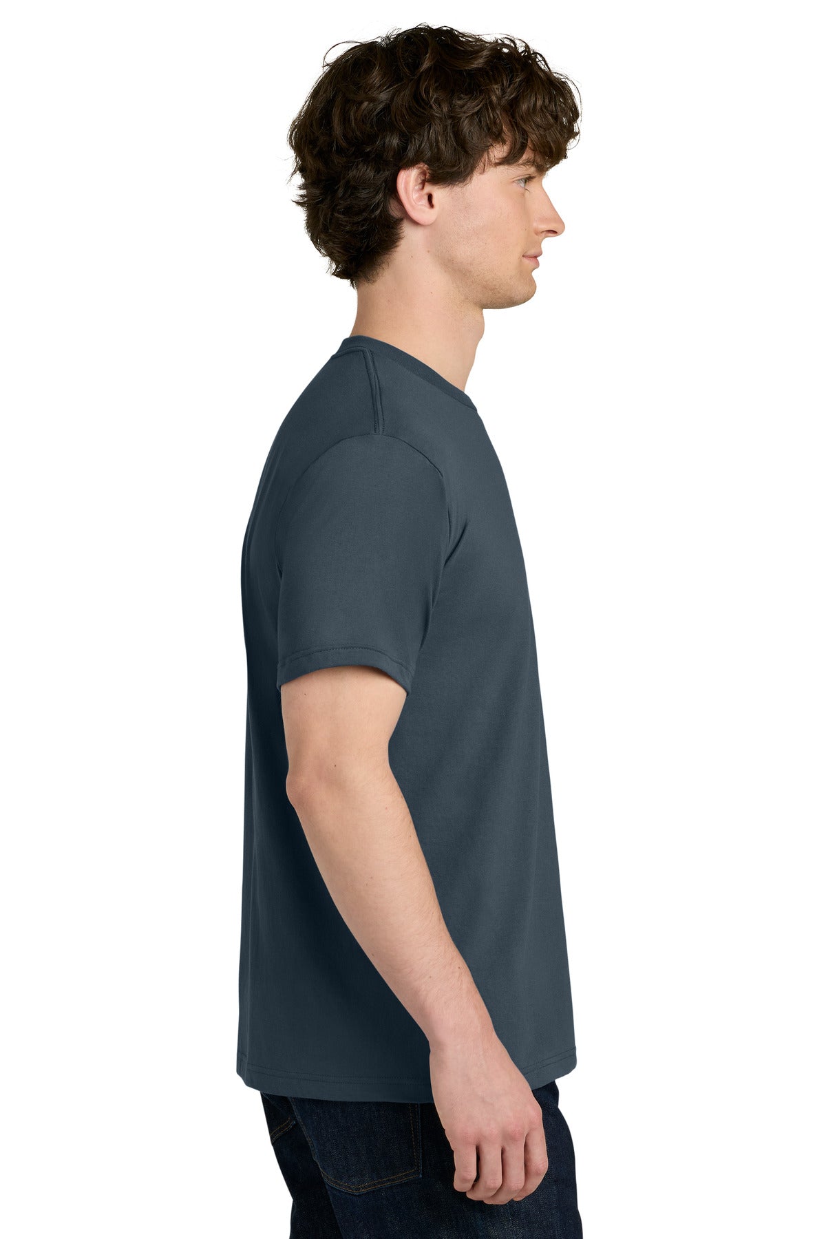 Next Level Apparel Ideal Jersey Tee NL1810 - Harbor Blue - side