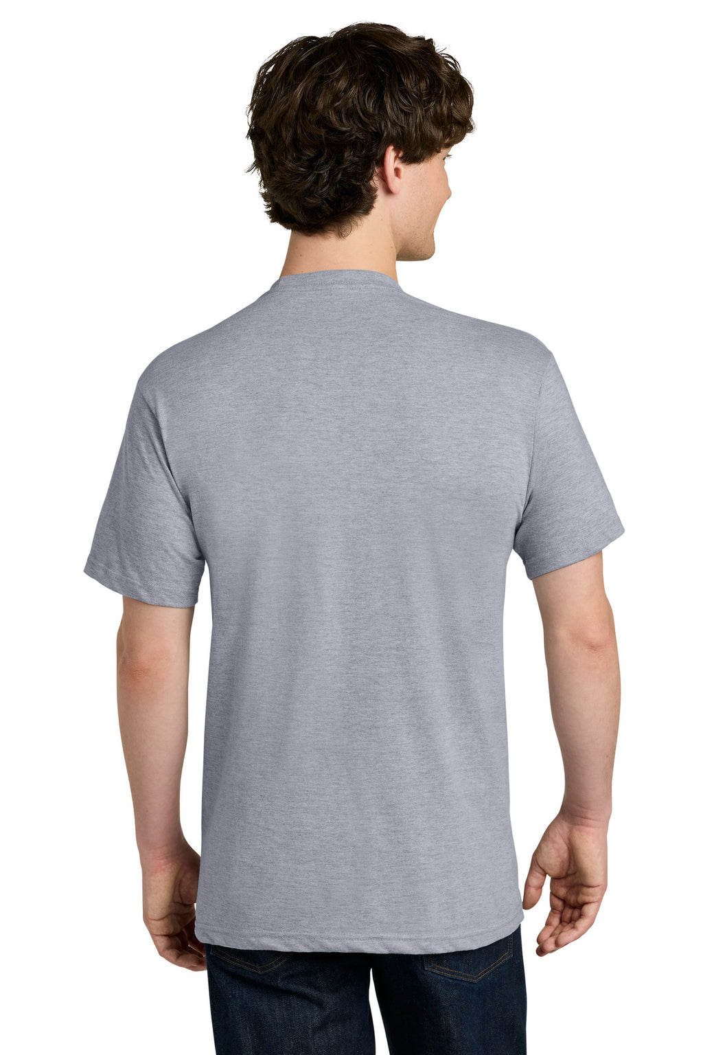 Next Level Apparel Ideal Jersey Tee NL1810 - Heather Gray - back