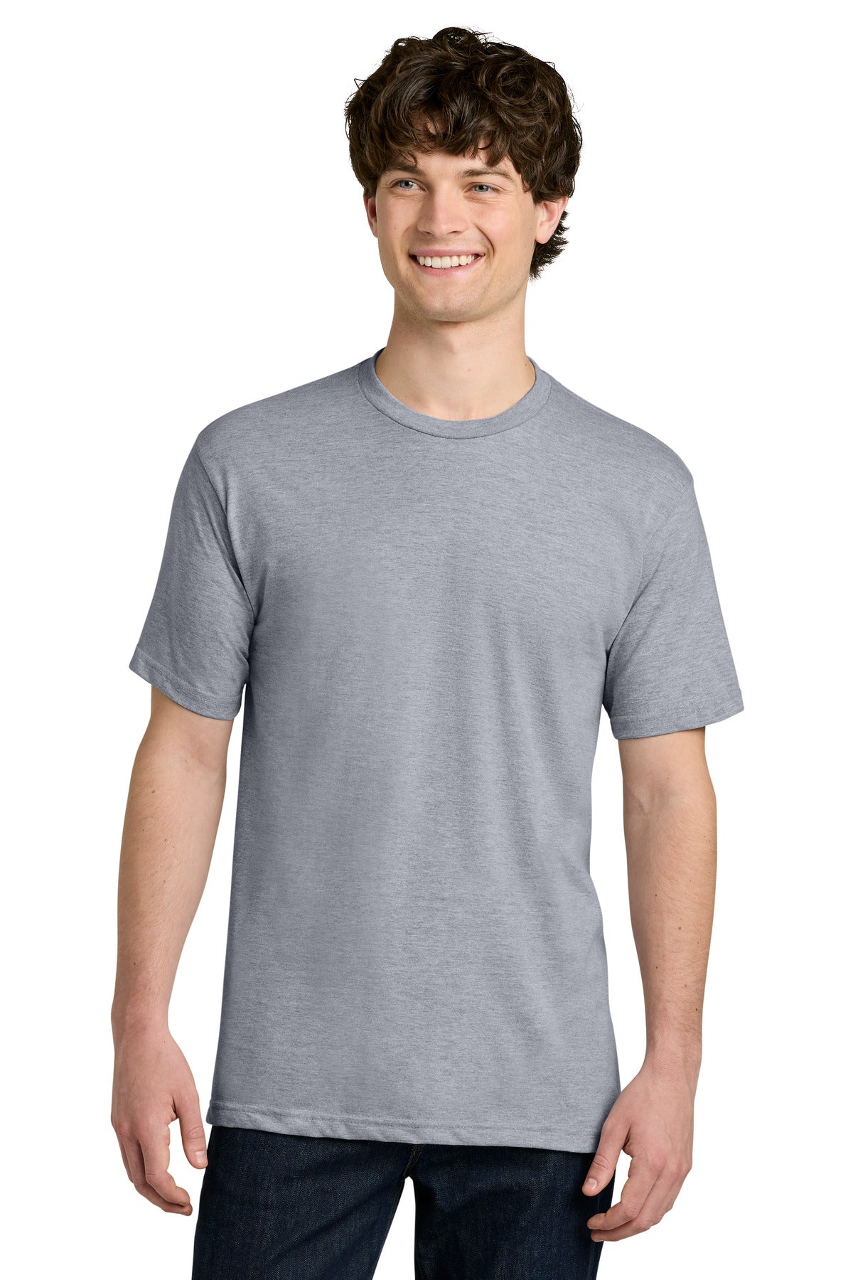 Next Level Apparel Ideal Jersey Tee NL1810 - Heather Gray - front