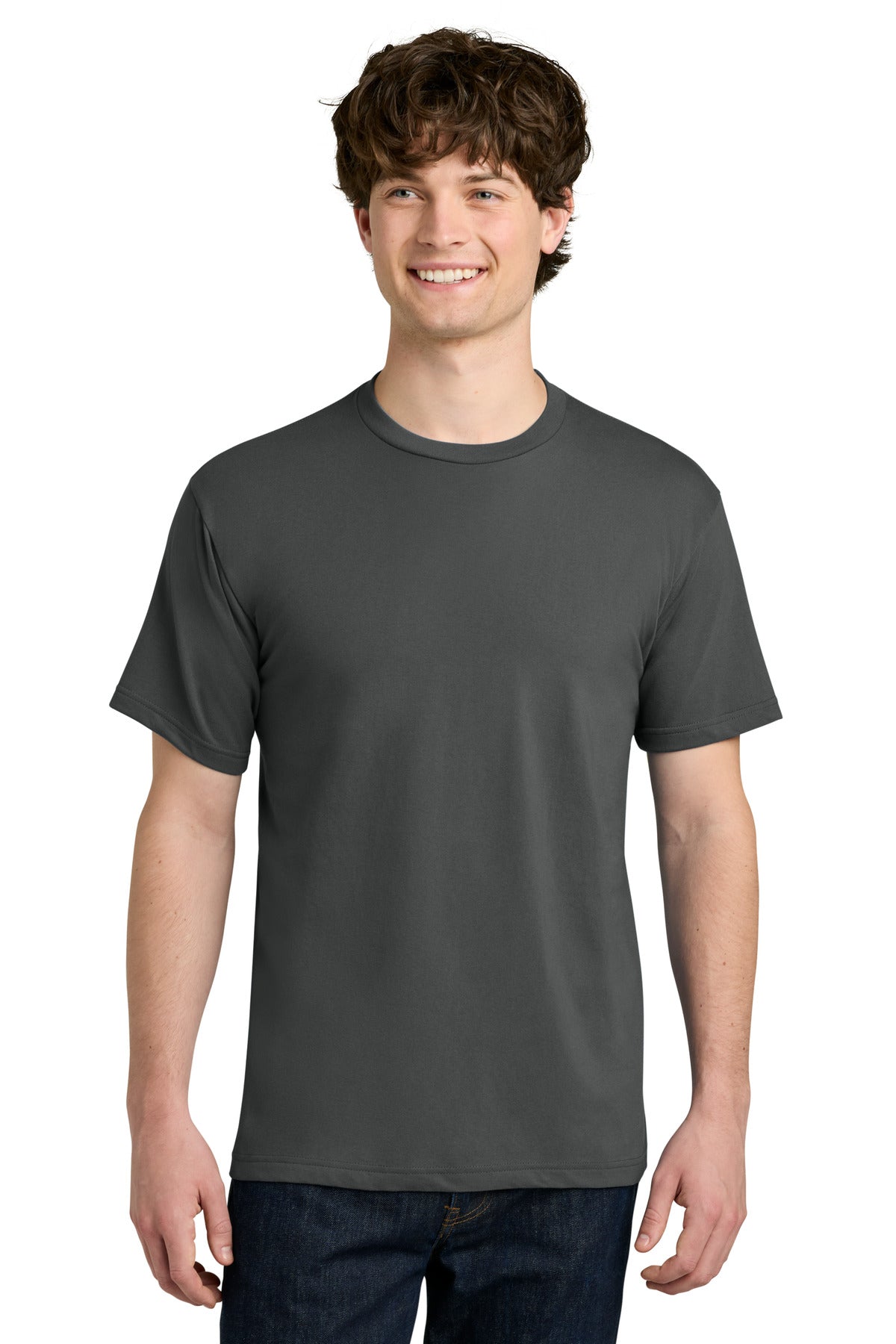 Next Level Apparel Ideal Jersey Tee NL1810 - Heavy Metal - front