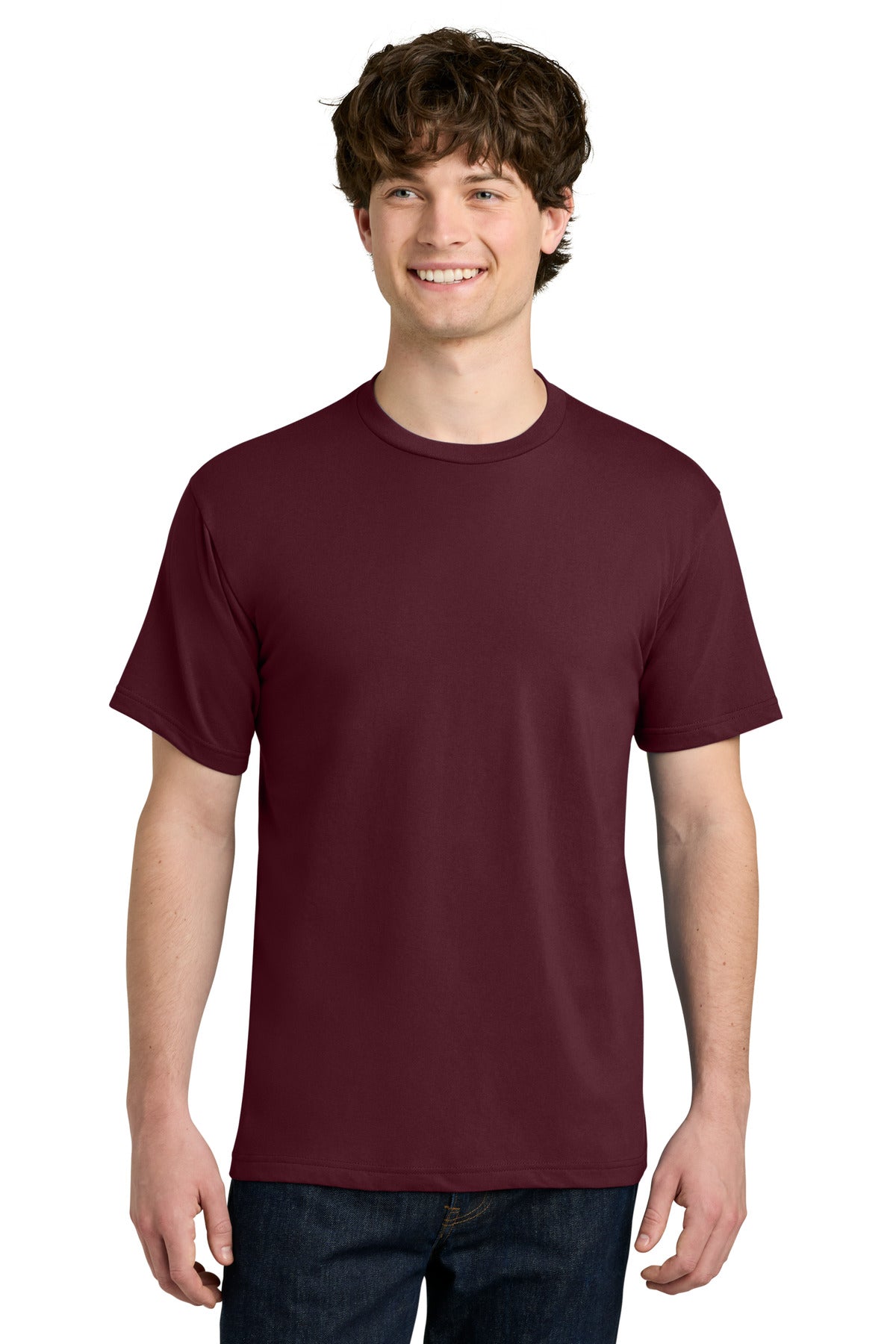 Next Level Apparel Ideal Jersey Tee NL1810 - Maroon - front