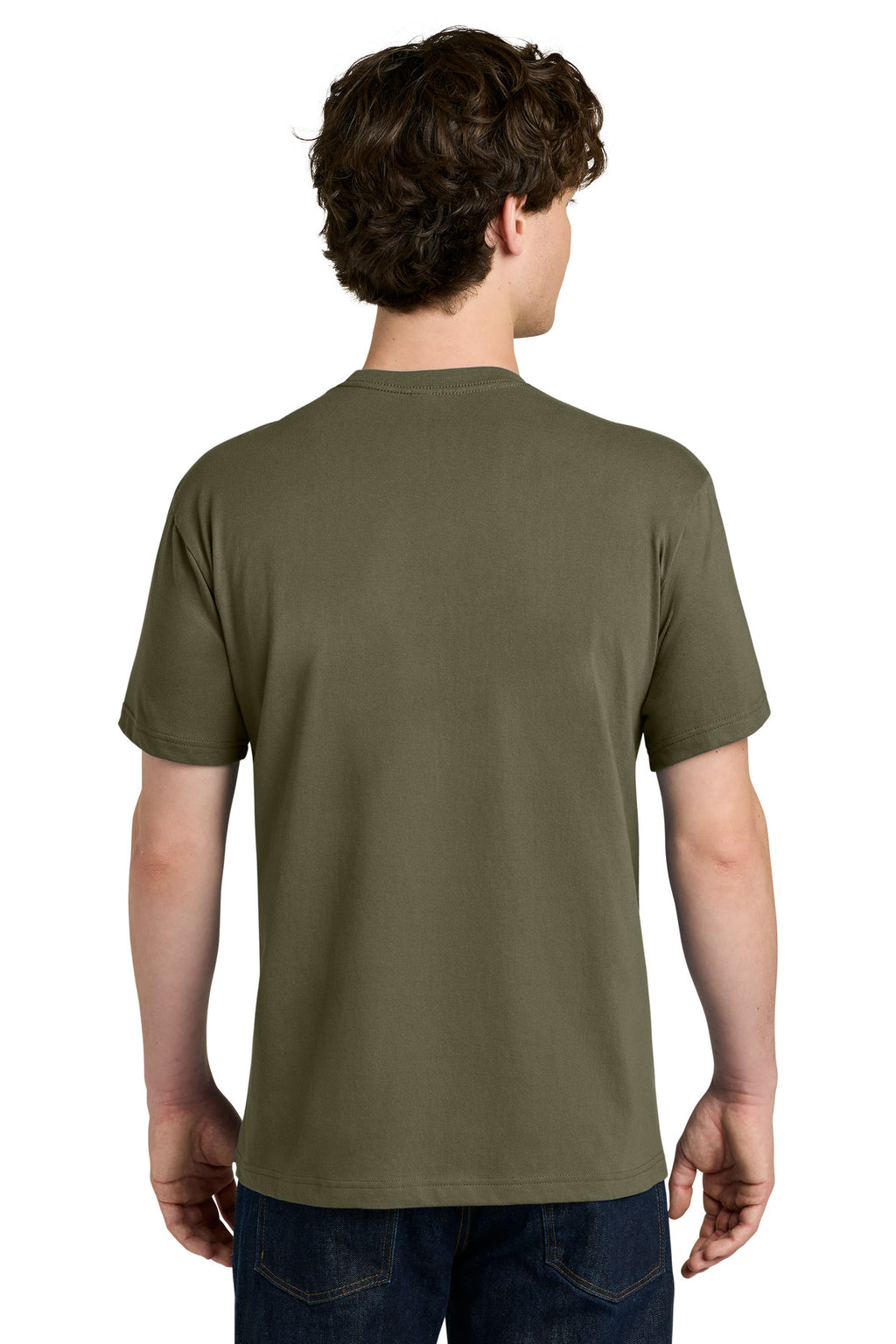 Next Level Apparel Ideal Jersey Tee NL1810 - Military Green - back