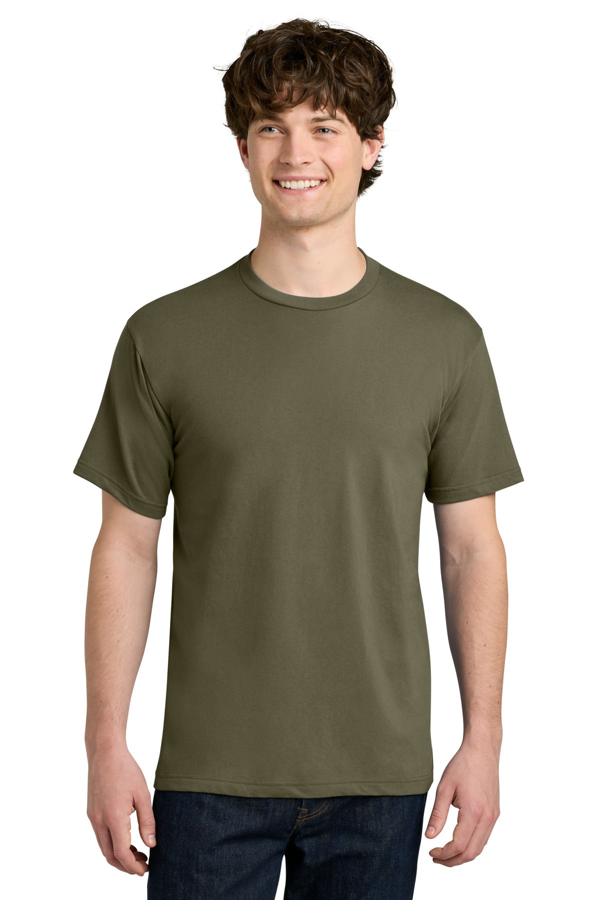 Next Level Apparel Ideal Jersey Tee NL1810 - Military Green - front