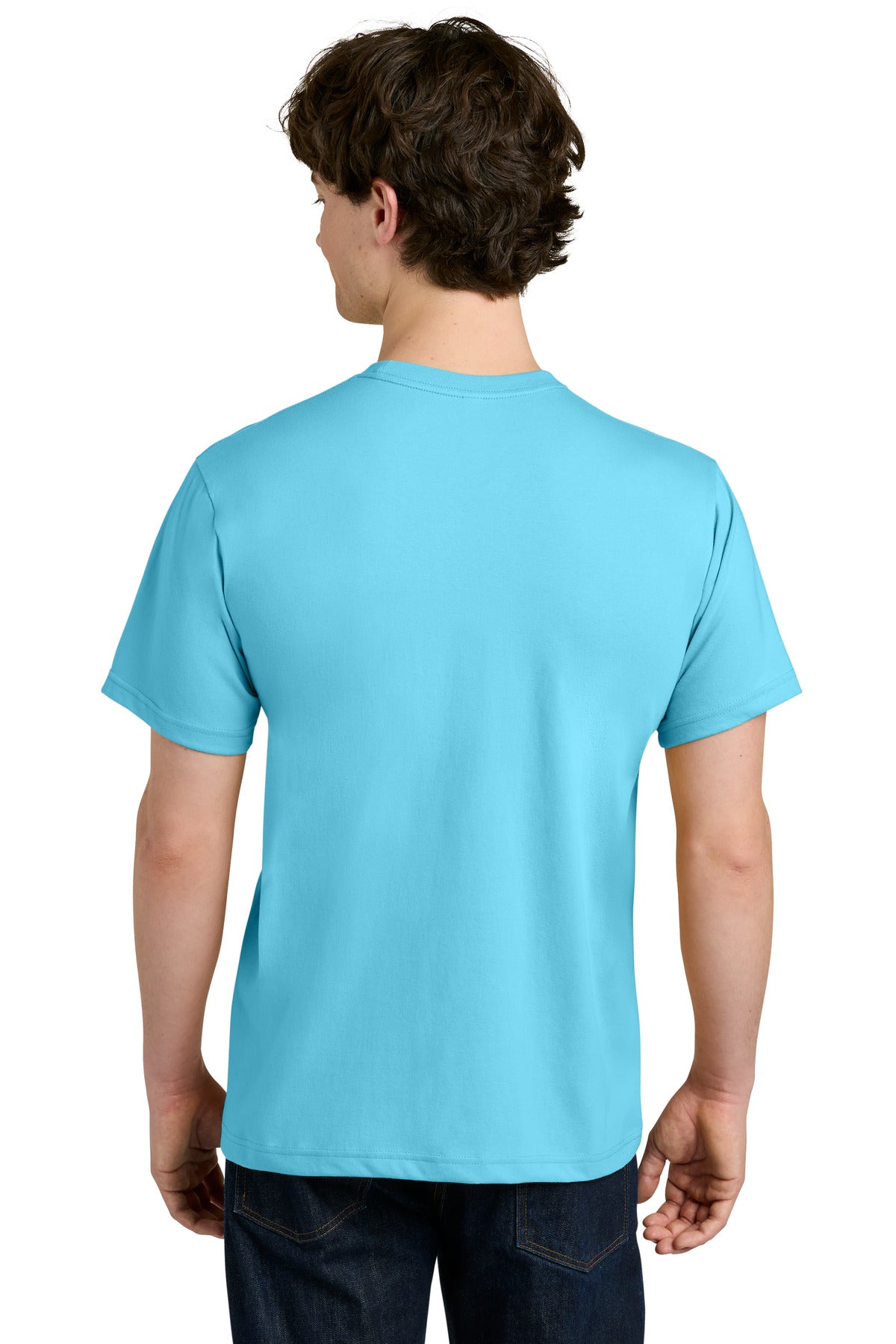 Next Level Apparel Ideal Jersey Tee NL1810 - Pacific Blue - back