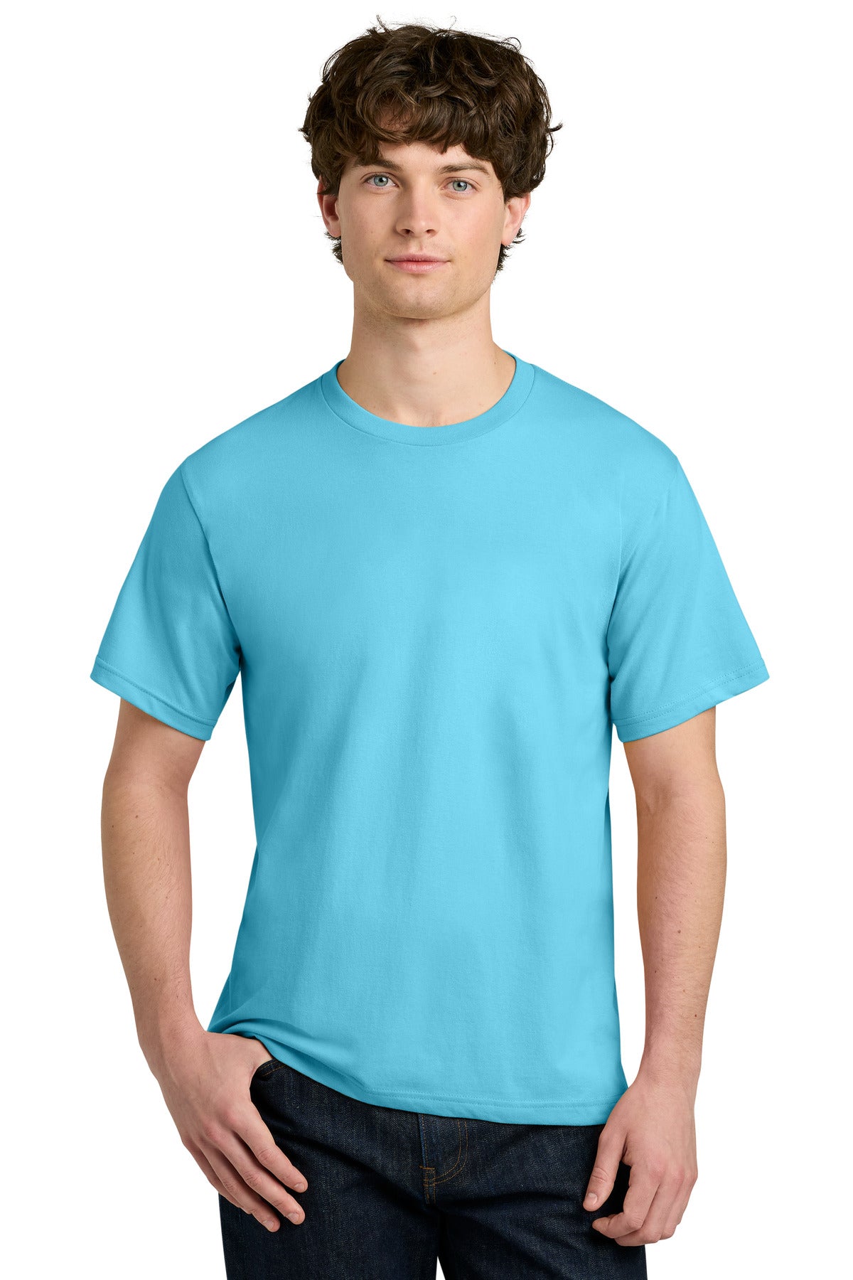 Next Level Apparel Ideal Jersey Tee NL1810 - Pacific Blue - front