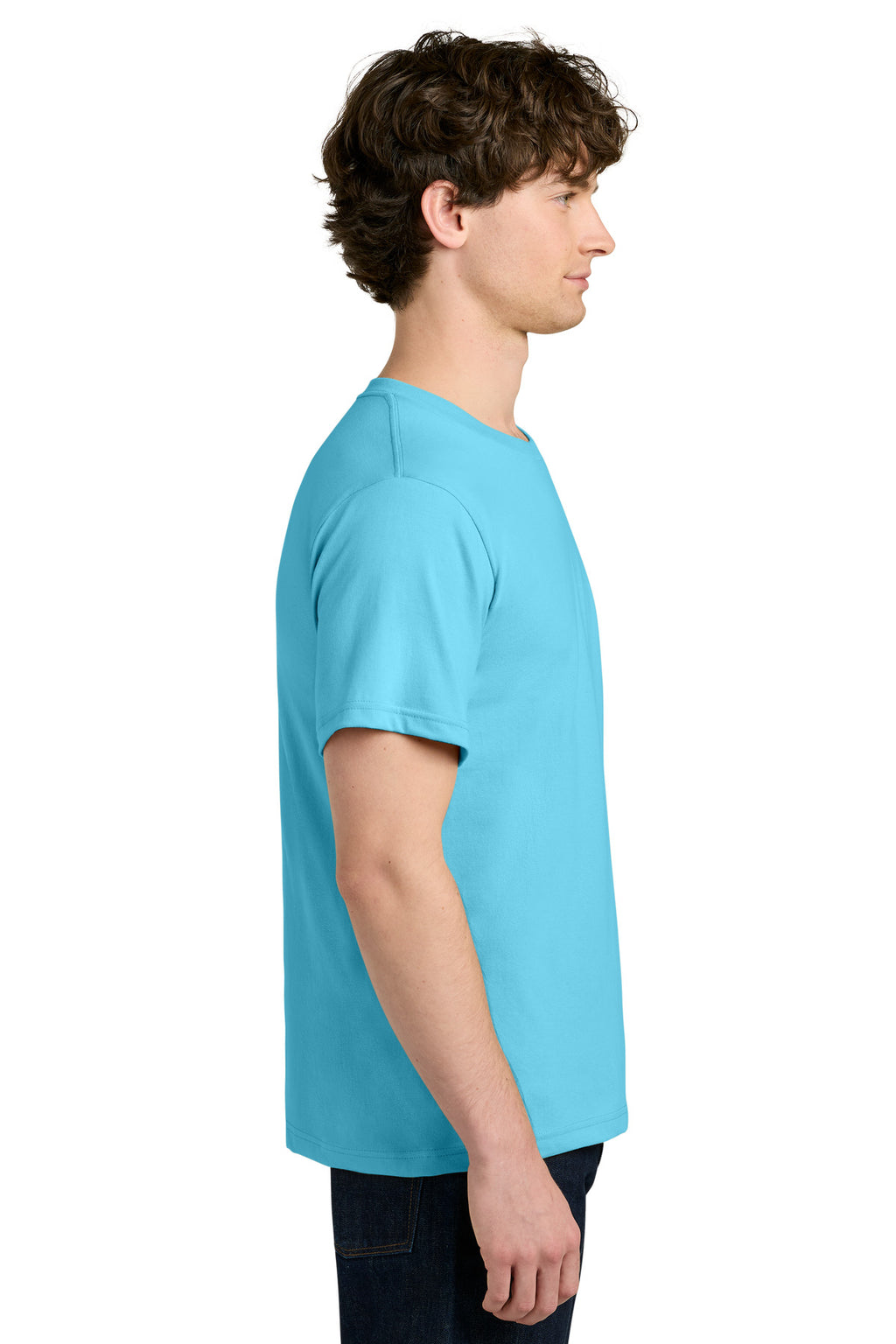 Next Level Apparel Ideal Jersey Tee NL1810 - Pacific Blue - side