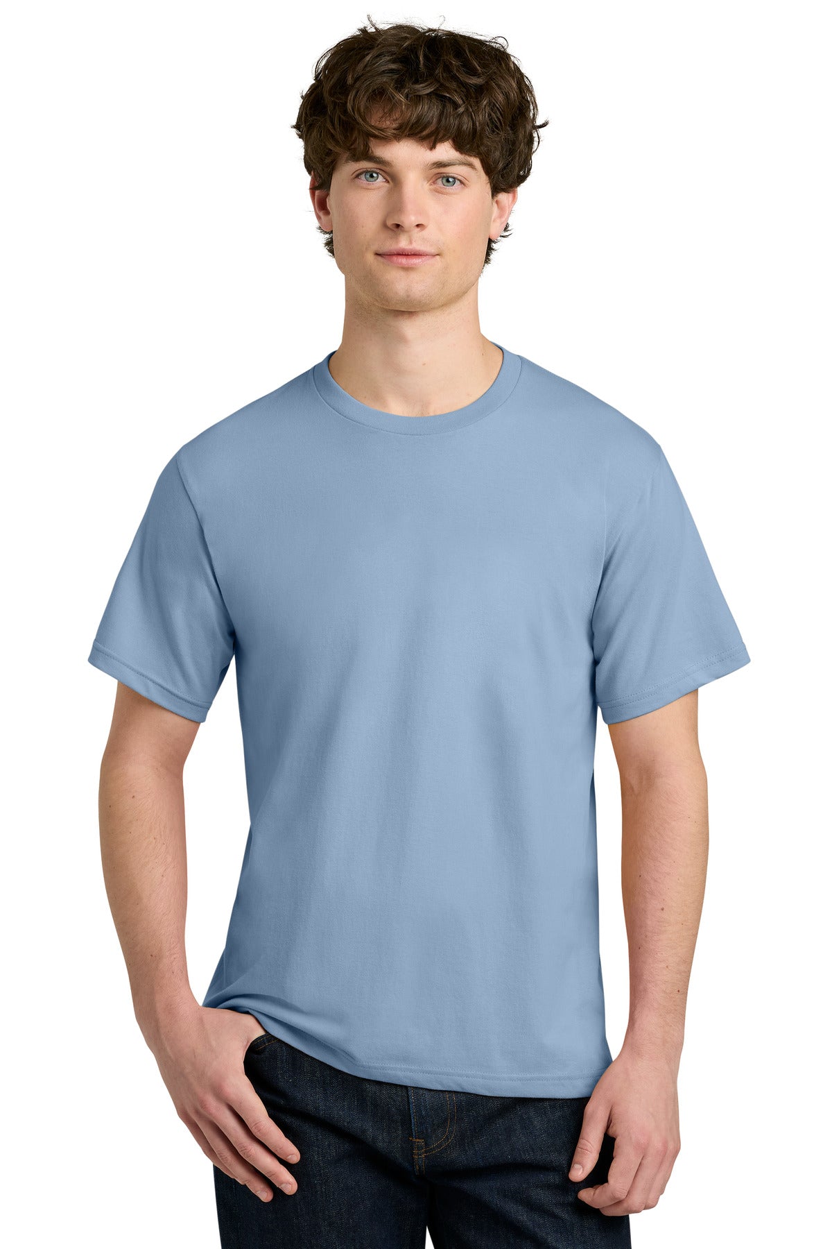Next Level Apparel Ideal Jersey Tee NL1810 - Stonewash Denim - front