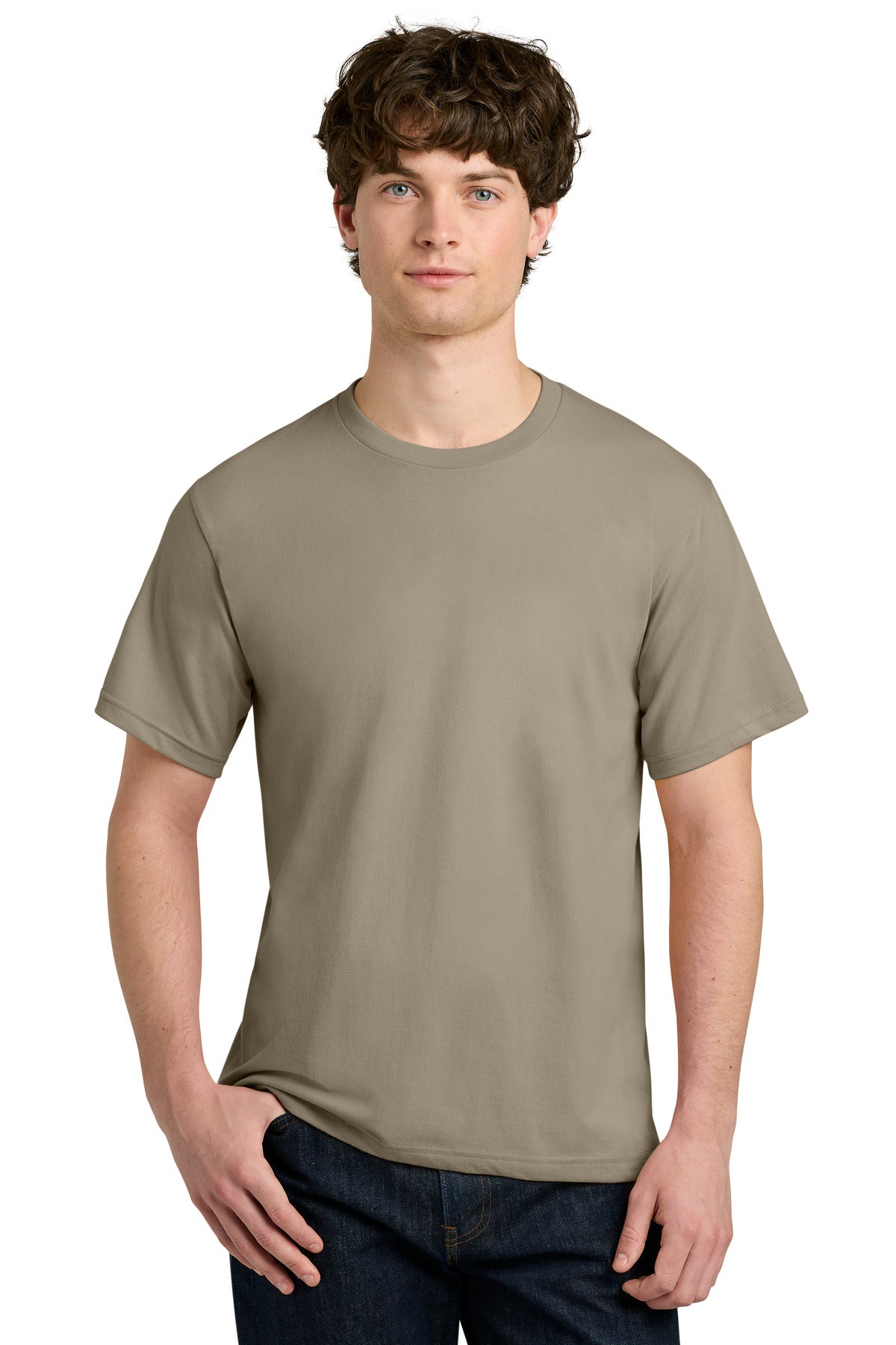 Next Level Apparel Ideal Jersey Tee NL1810 - Tan - front