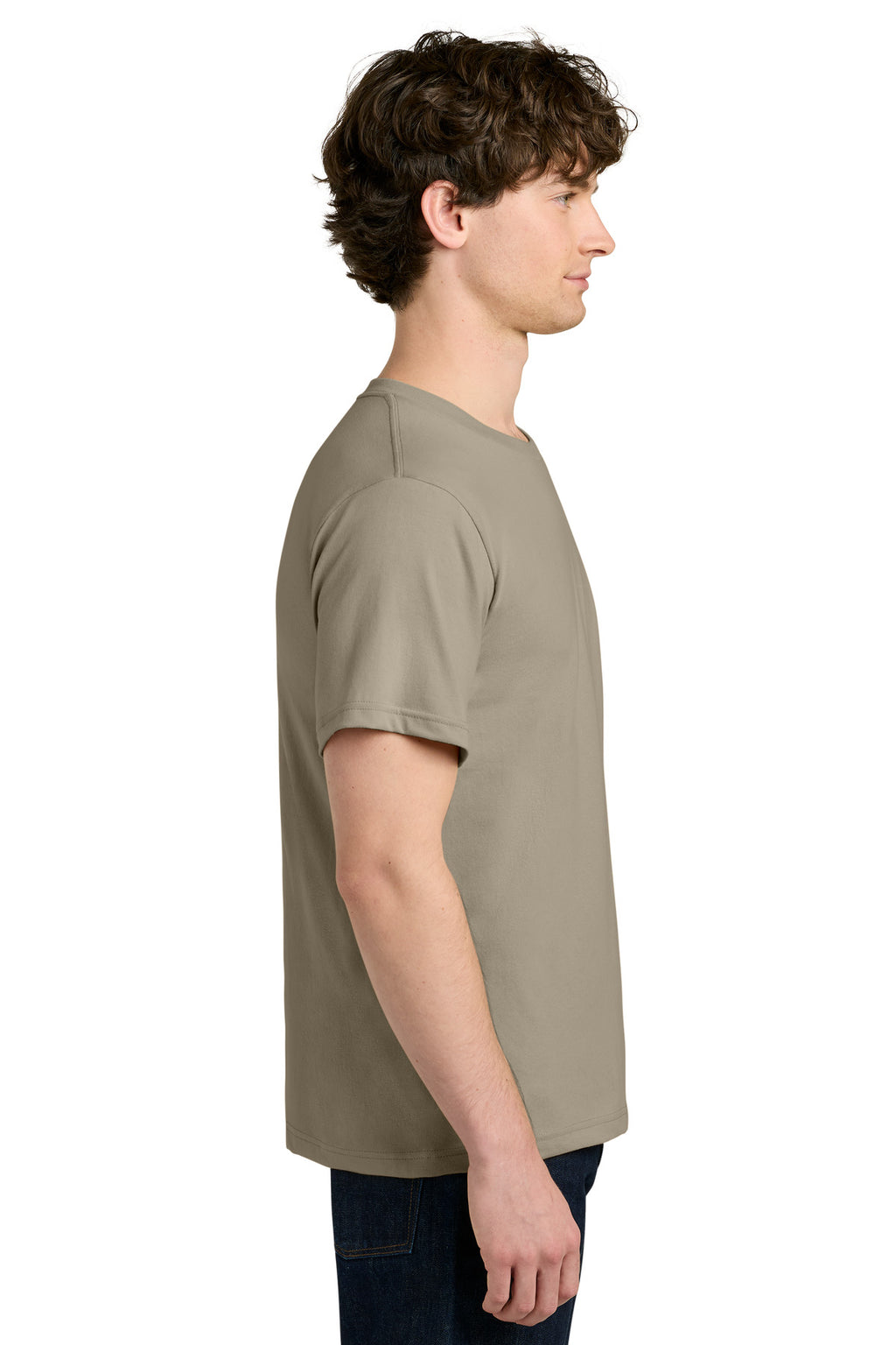 Next Level Apparel Ideal Jersey Tee NL1810 - Tan - side
