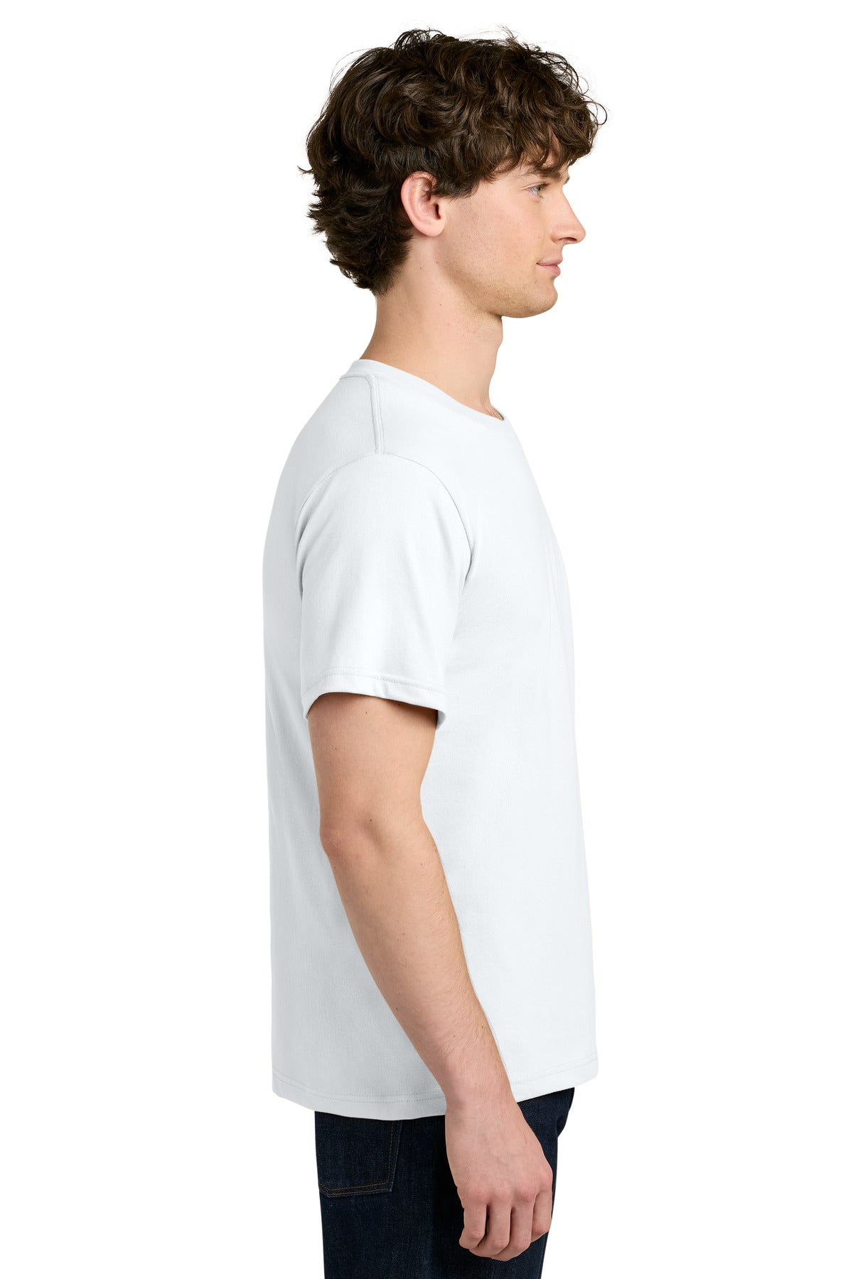 Next Level Apparel Ideal Jersey Tee NL1810 - White - side
