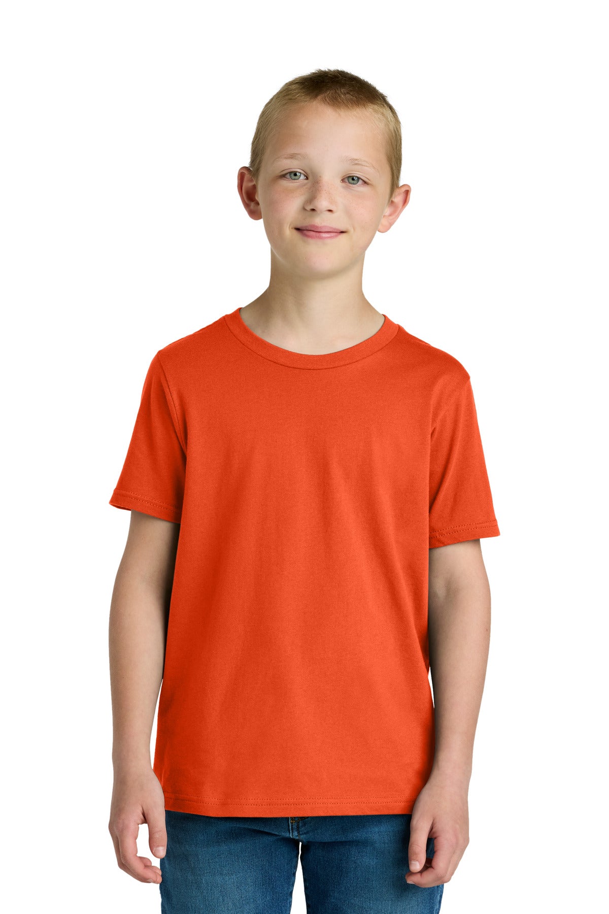 Next Level Apparel Youth Cotton Tee NL3310 - Classic Orange - front