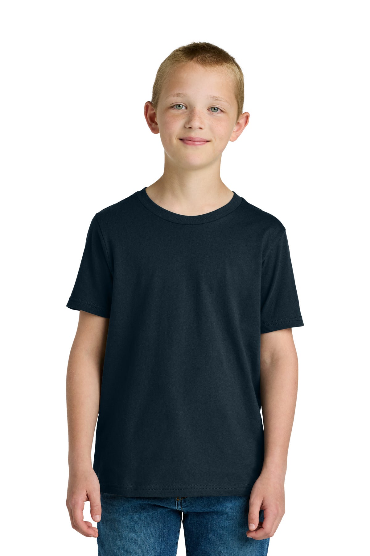 Next Level Apparel Youth Cotton Tee NL3310 - Midnight Navy - front