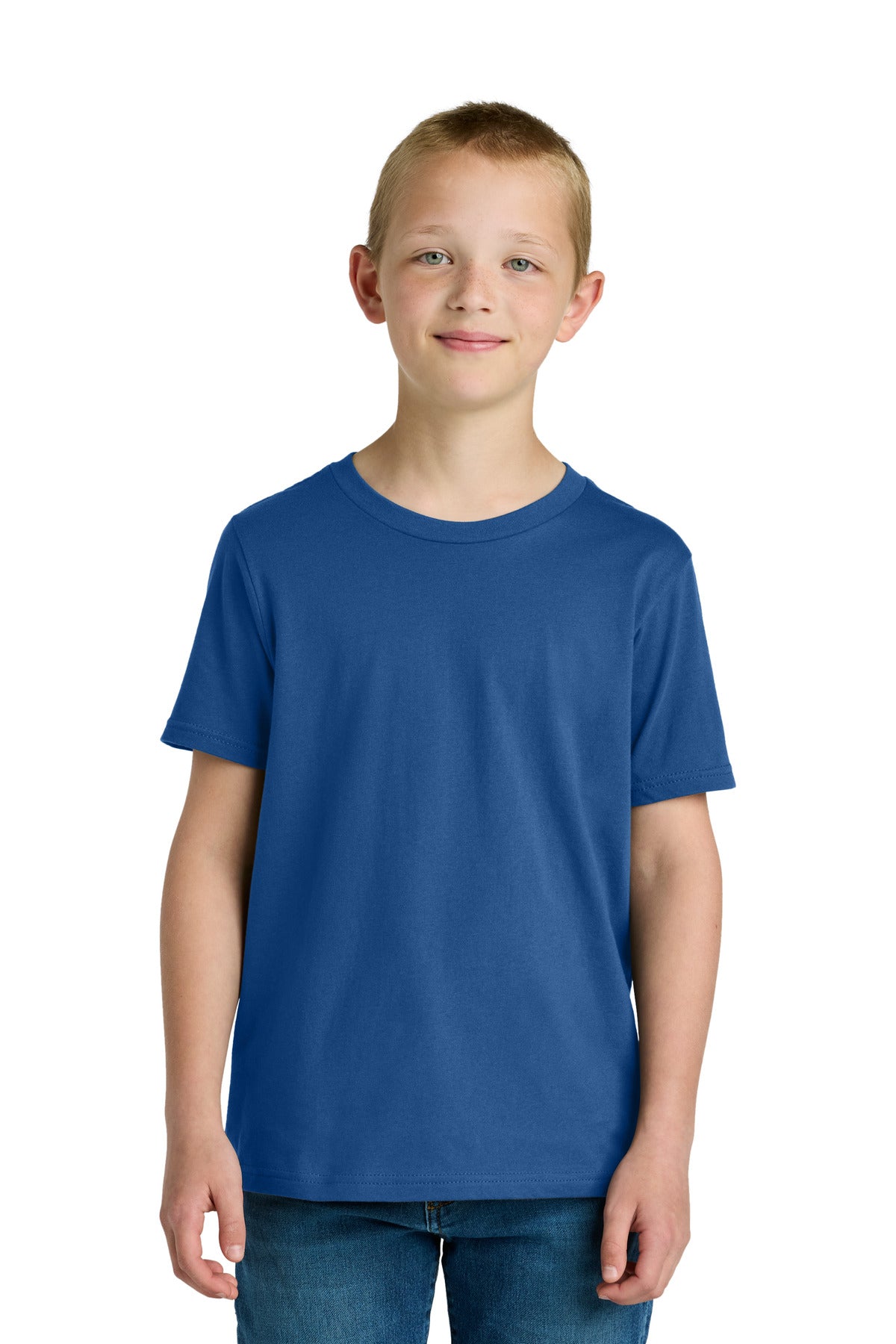 Next Level Apparel Youth Cotton Tee NL3310 - Royal - front