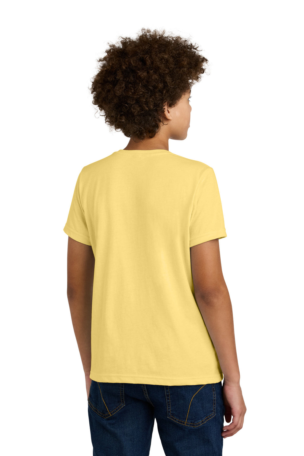 Next Level Apparel Youth CVC Tee NL3312 - Banana Cream - back