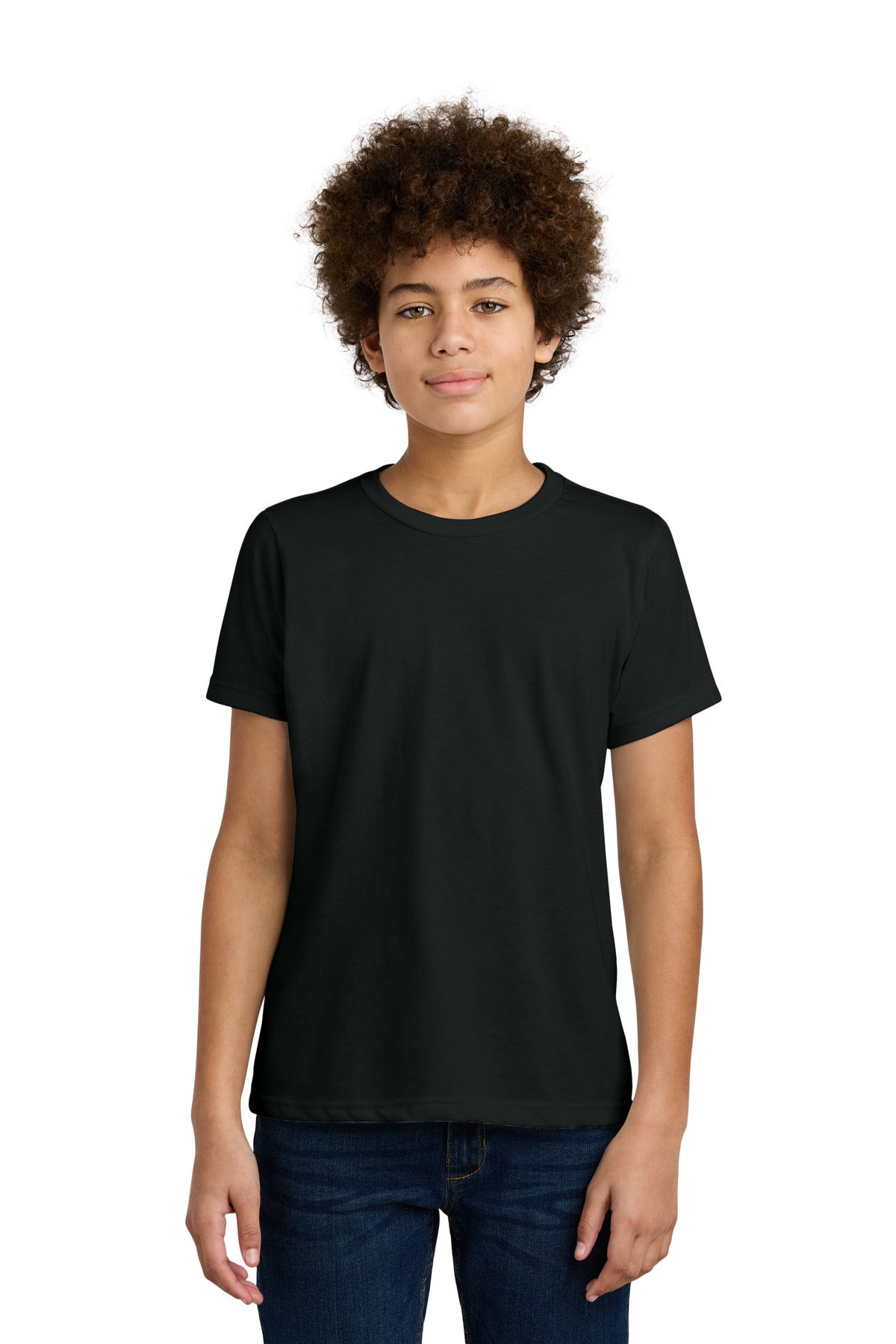 Next Level Apparel Youth CVC Tee NL3312 - Black - front