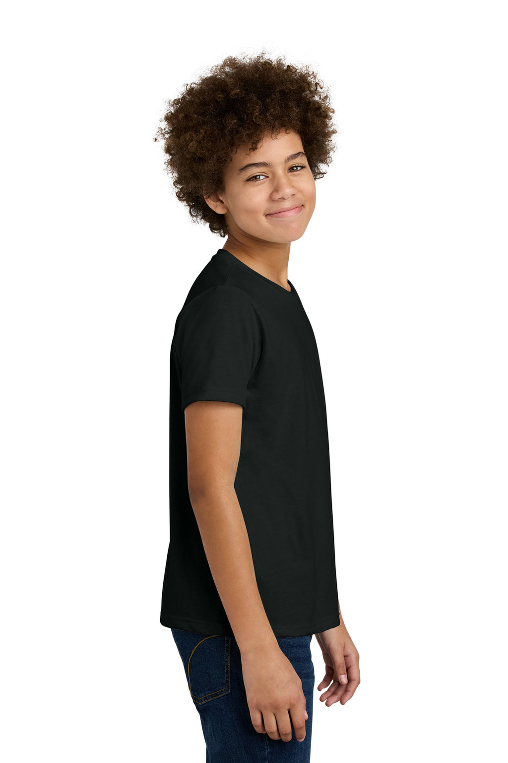 Next Level Apparel Youth CVC Tee NL3312 - Black - side