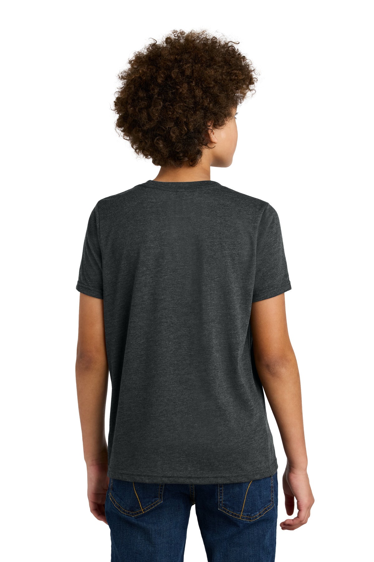 Next Level Apparel Youth CVC Tee NL3312 - Charcoal - back