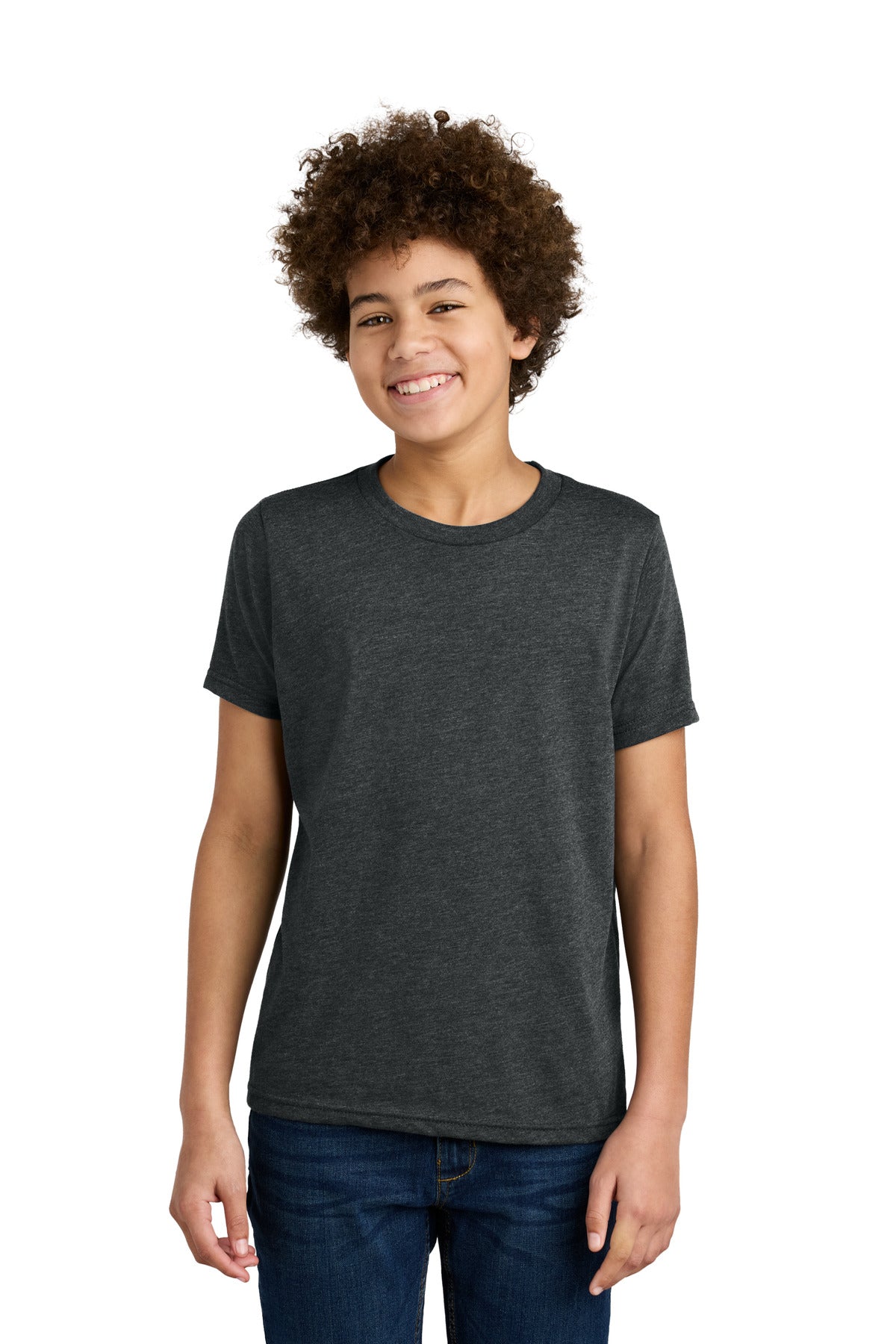 Next Level Apparel Youth CVC Tee NL3312 - Charcoal - front