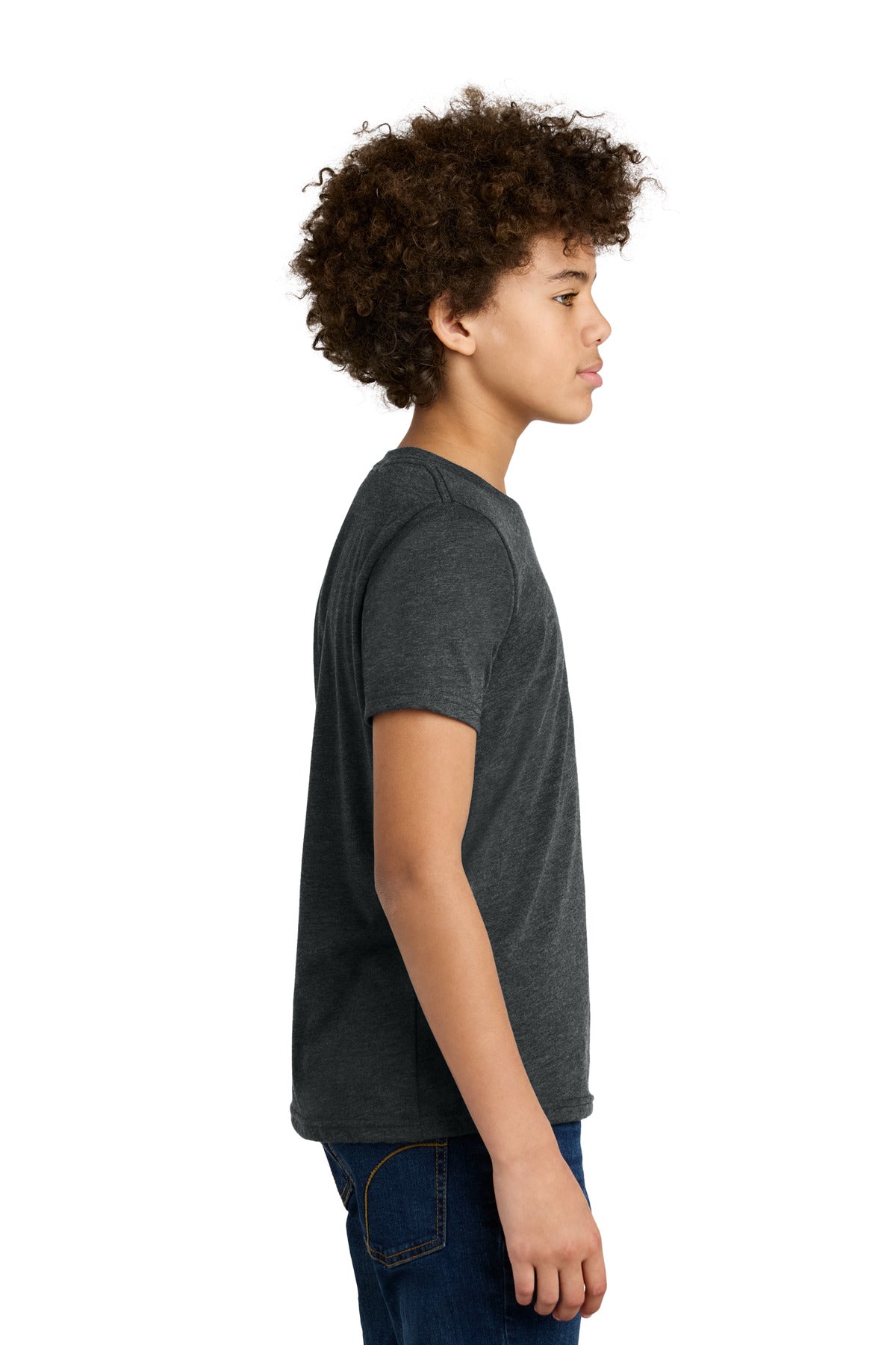 Next Level Apparel Youth CVC Tee NL3312 - Charcoal - side