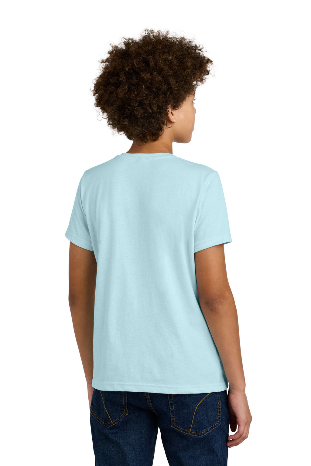 Next Level Apparel Youth CVC Tee NL3312 - Ice Blue - back