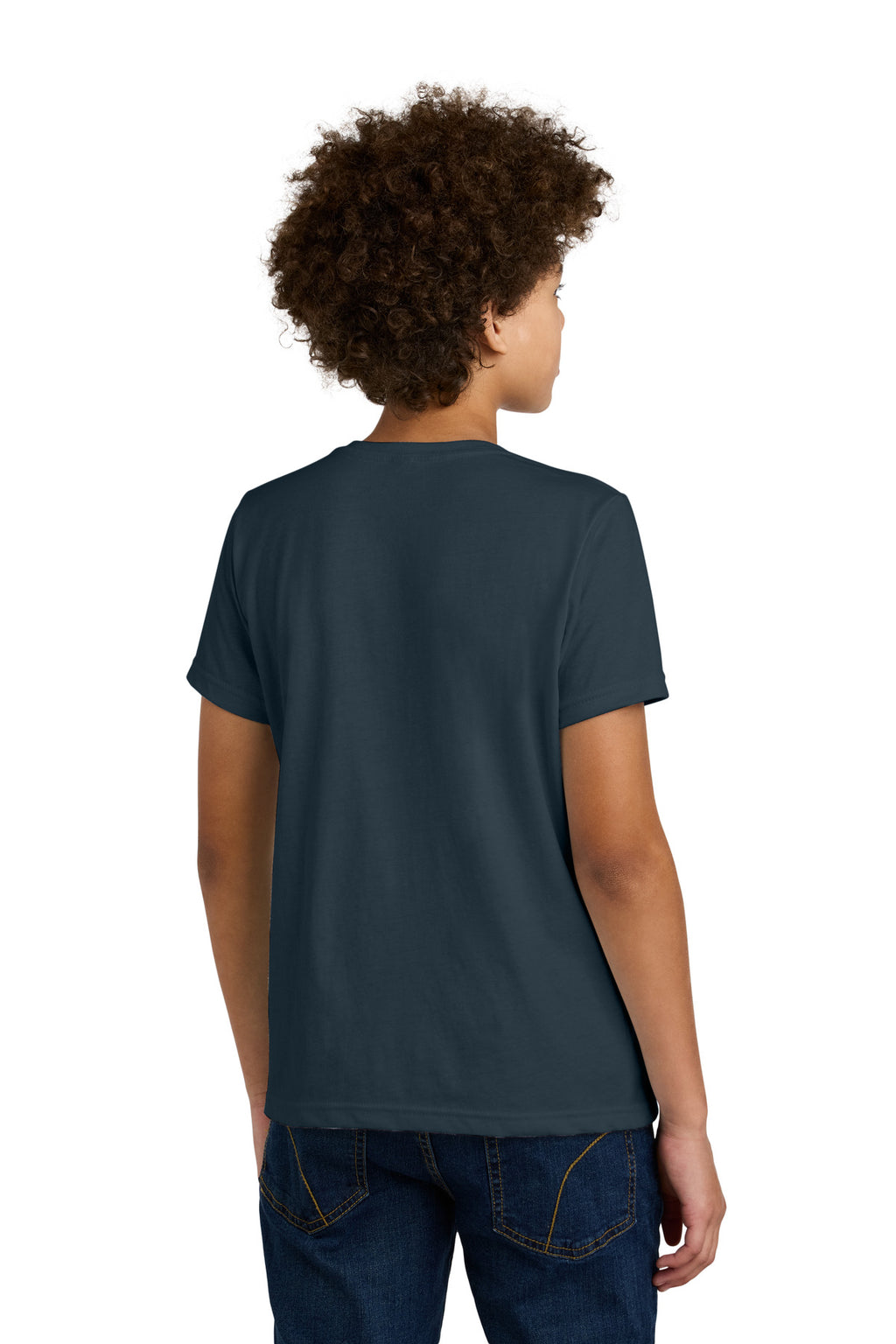 Next Level Apparel Youth CVC Tee NL3312 - Midnight Navy - back