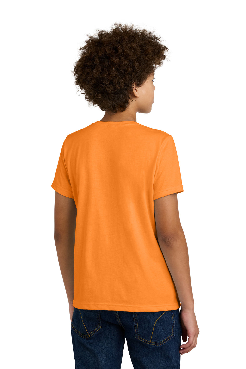 Next Level Apparel Youth CVC Tee NL3312 - Orange - back