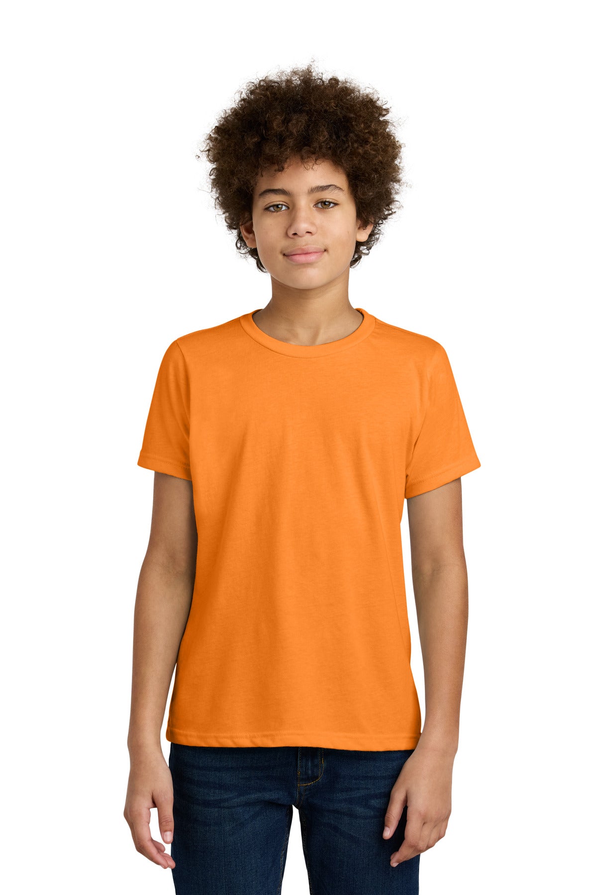 Next Level Apparel Youth CVC Tee NL3312 - Orange - front