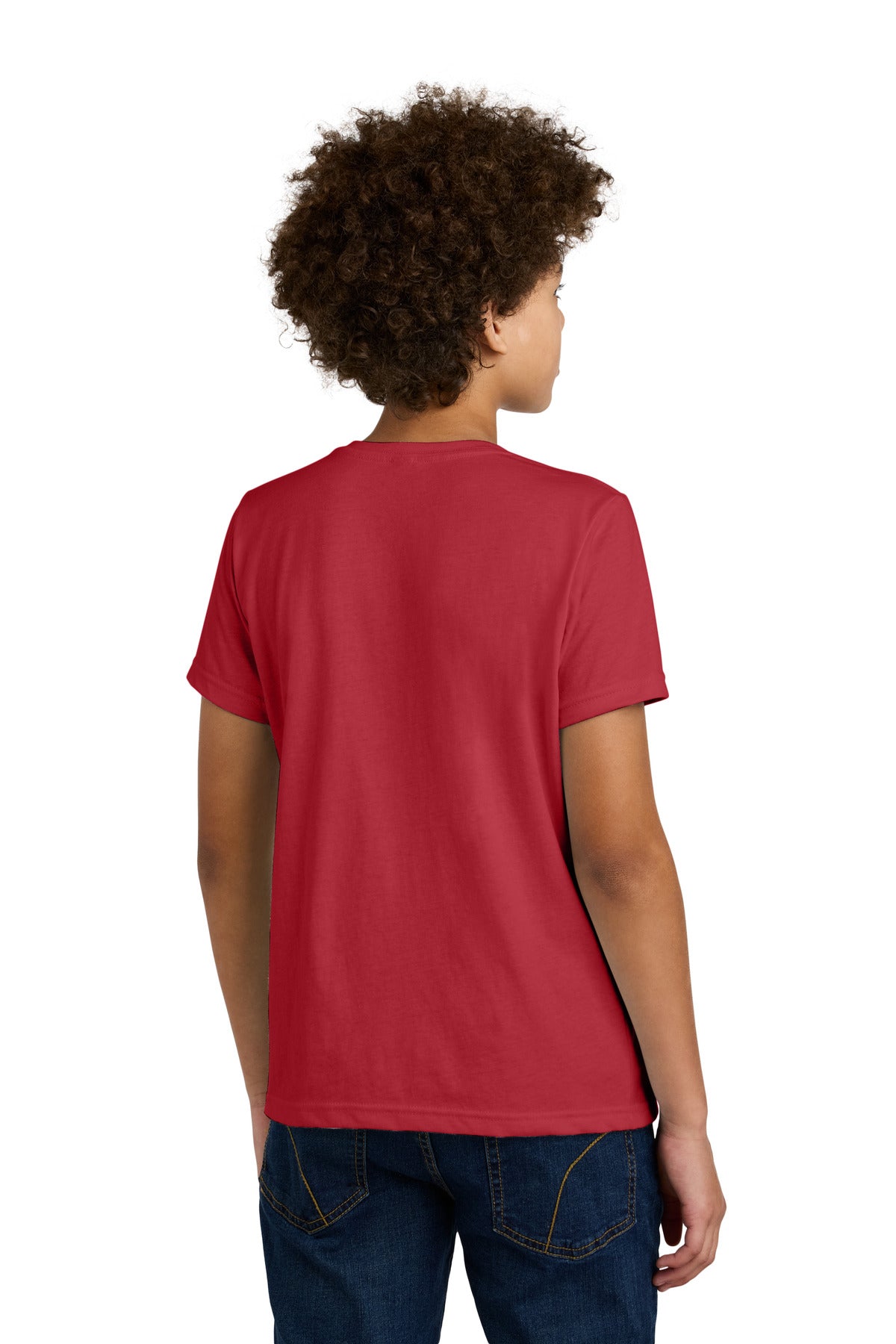 Next Level Apparel Youth CVC Tee NL3312 - Red - back
