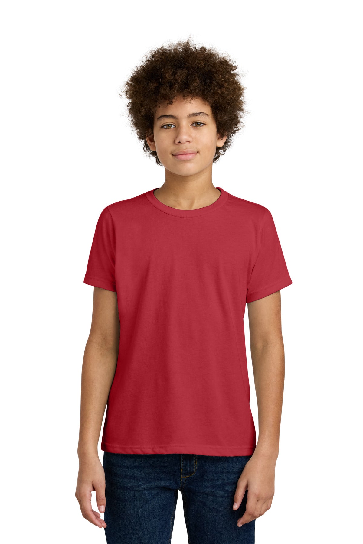 Next Level Apparel Youth CVC Tee NL3312 - Red - front
