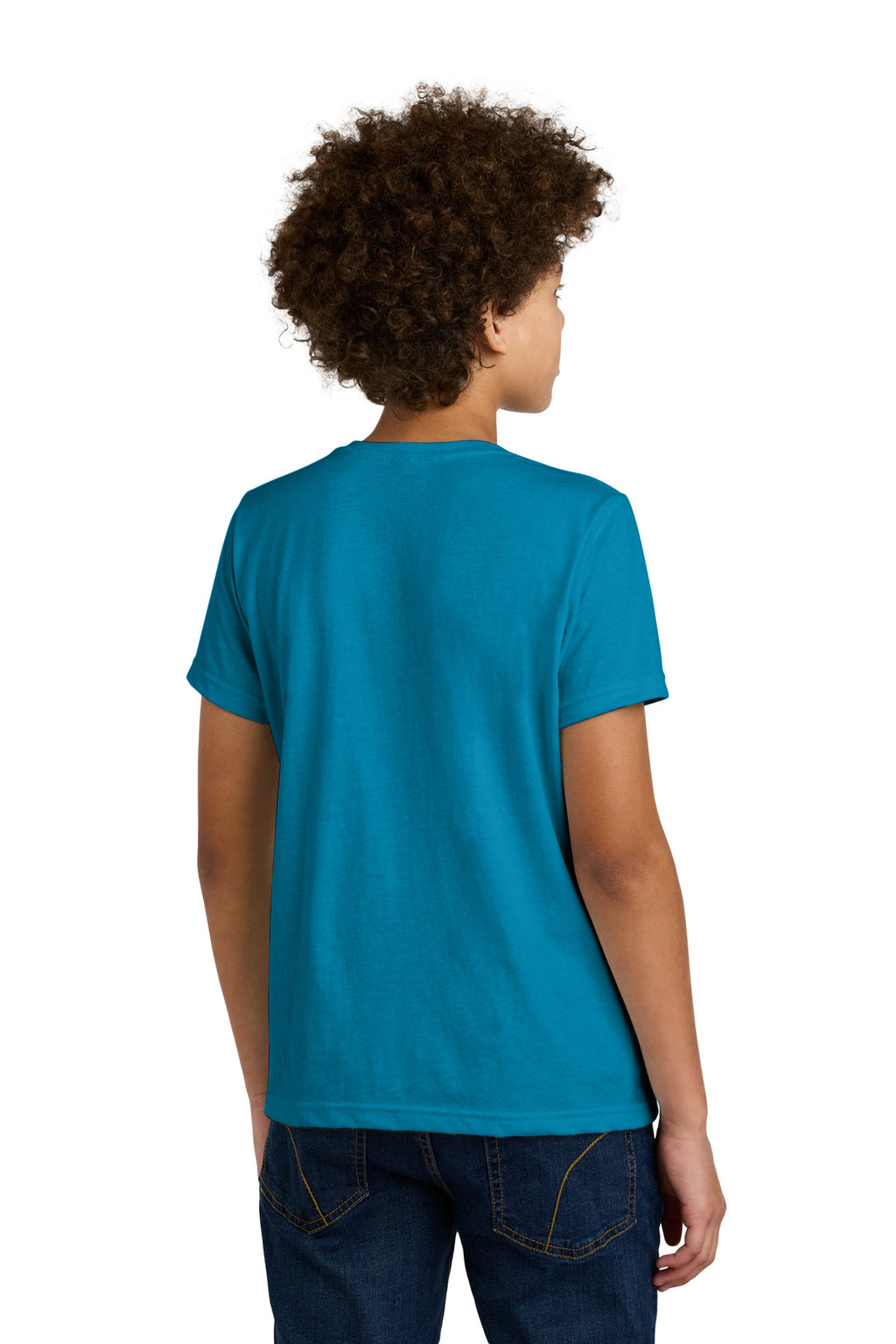 Next Level Apparel Youth CVC Tee NL3312 - Turquoise - back