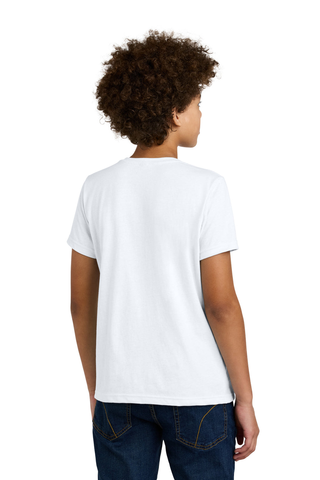 Next Level Apparel Youth CVC Tee NL3312 - White - back
