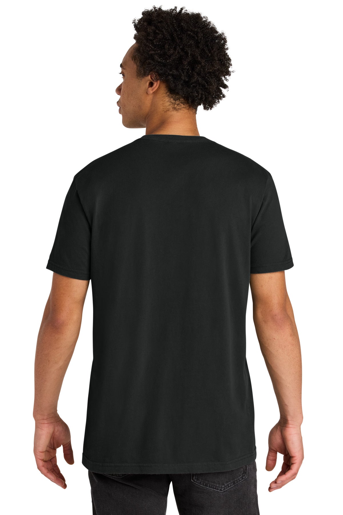 Next Level Apparel Soft Wash Cotton Tee NL3600SW - Washed Black - back