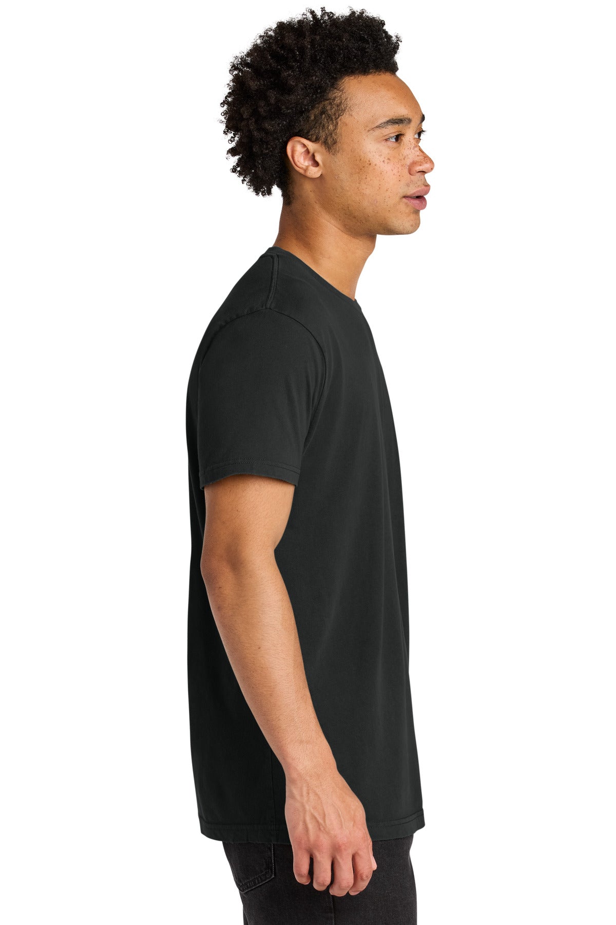 Next Level Apparel Soft Wash Cotton Tee NL3600SW - Washed Black - side
