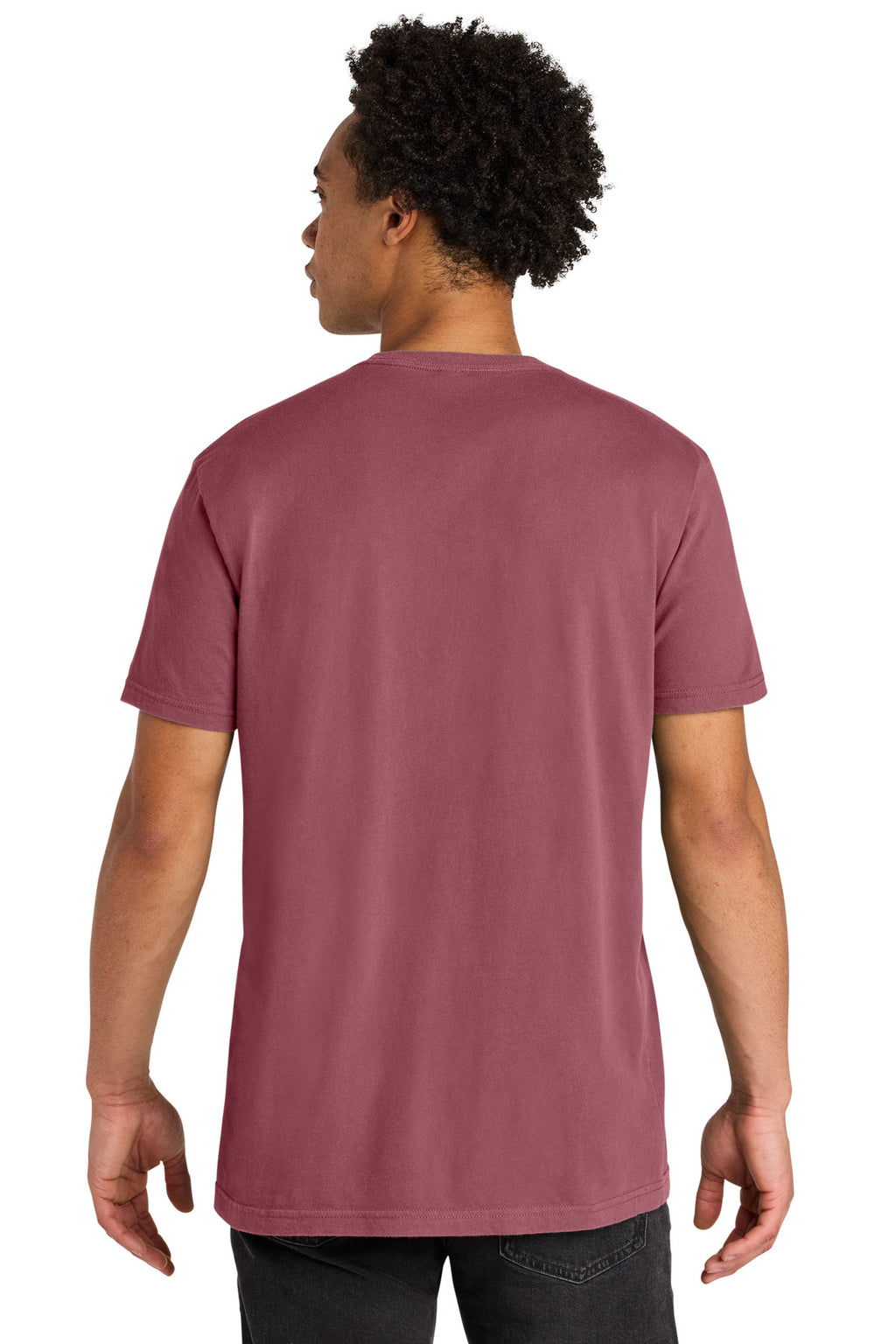 Next Level Apparel Soft Wash Cotton Tee NL3600SW - Washed Mauve - back