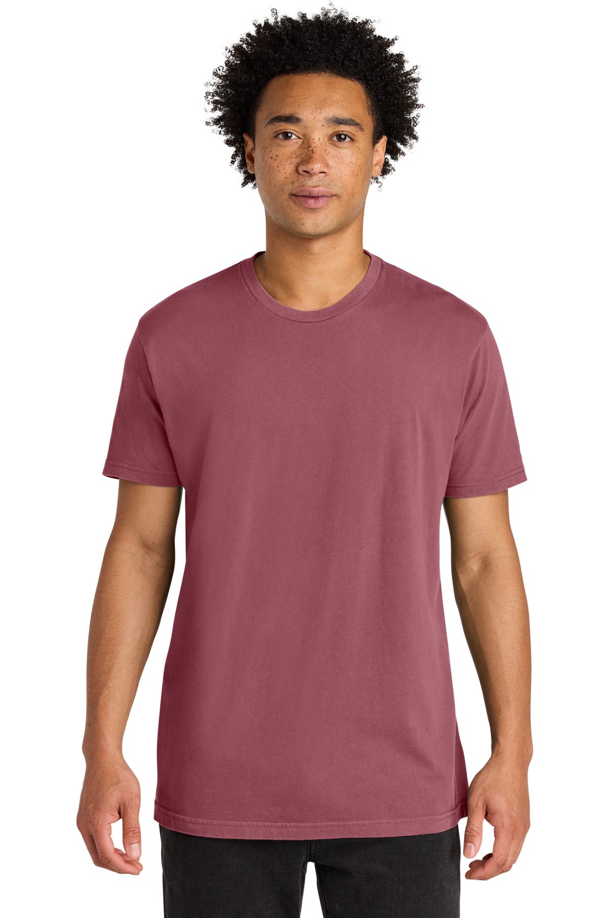 Next Level Apparel Soft Wash Cotton Tee NL3600SW - Washed Mauve - front