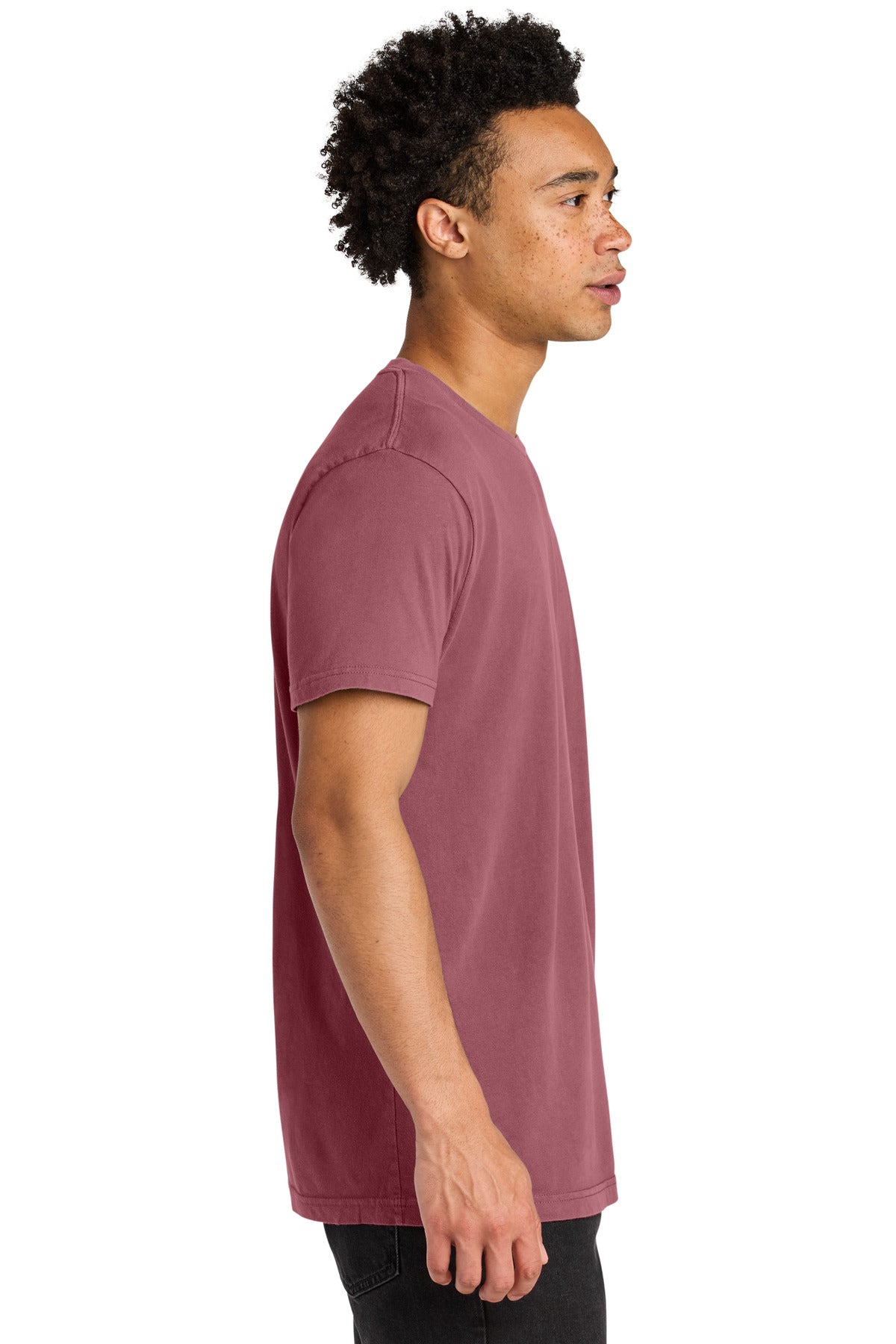 Next Level Apparel Soft Wash Cotton Tee NL3600SW - Washed Mauve - side