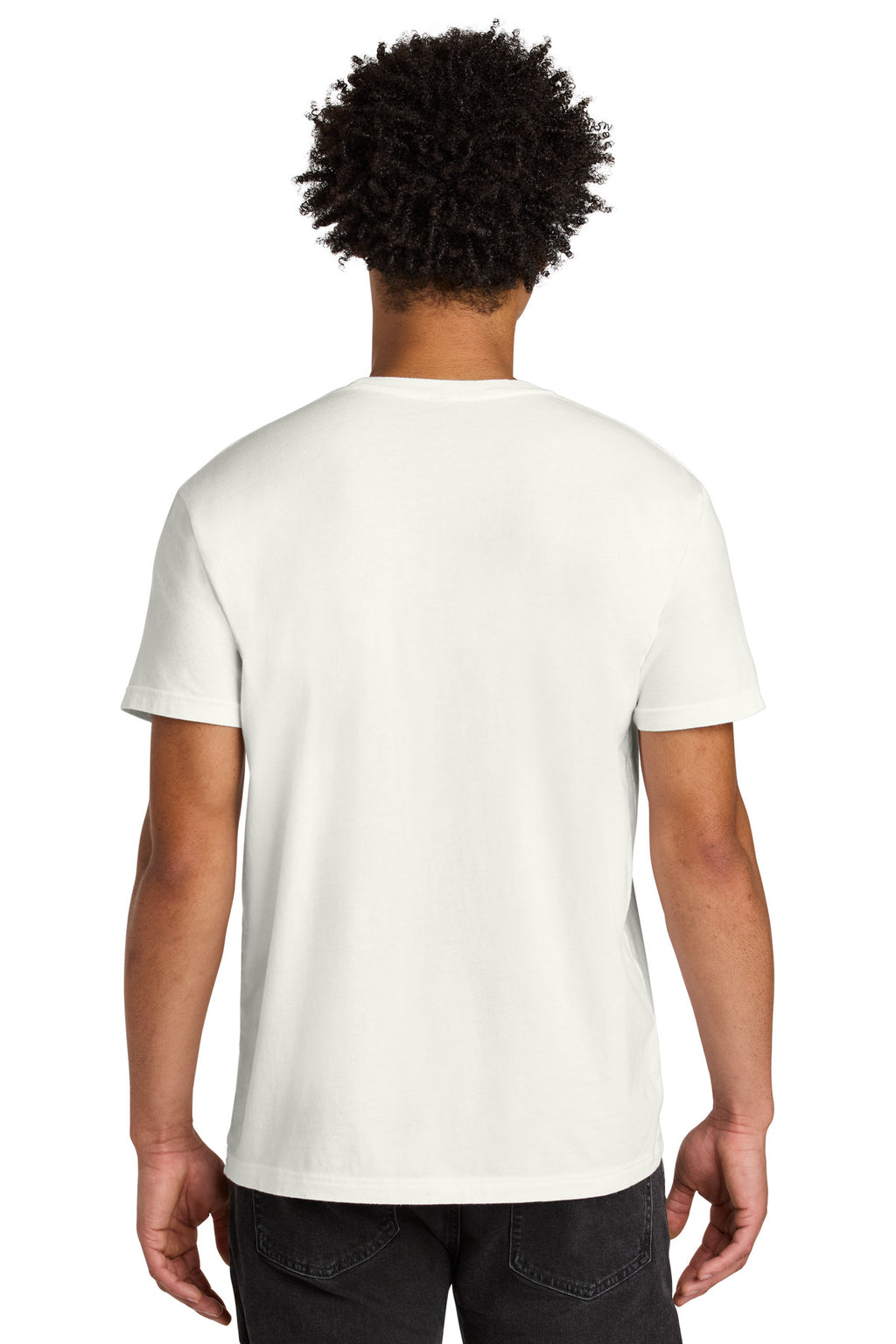 Next Level Apparel Soft Wash Cotton Tee NL3600SW - Washed Natural - back