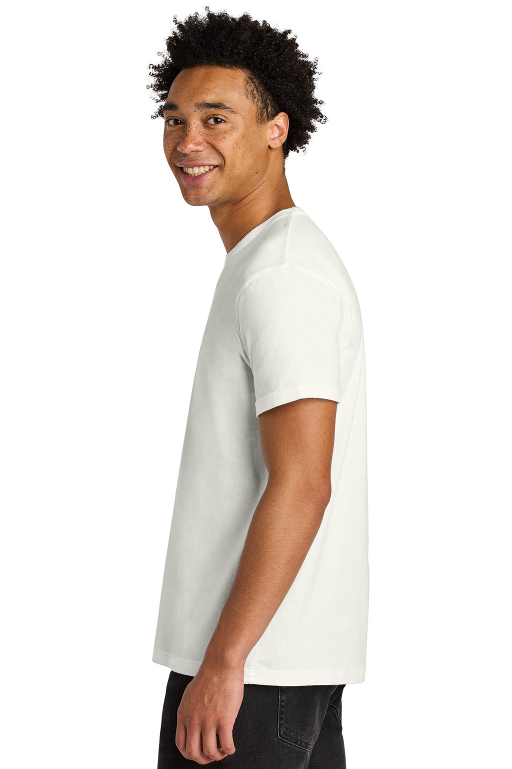 Next Level Apparel Soft Wash Cotton Tee NL3600SW - Washed Natural - side