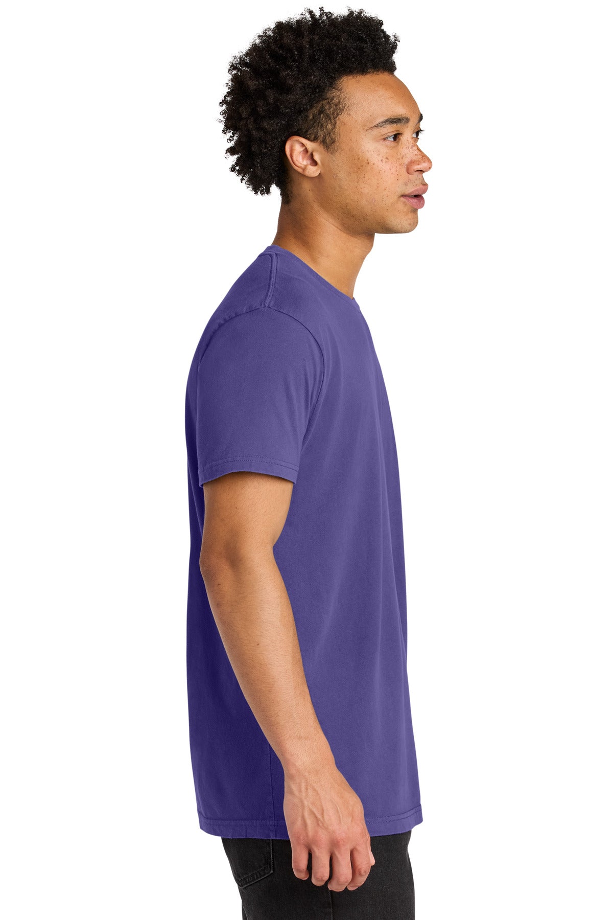 Next Level Apparel Soft Wash Cotton Tee NL3600SW - Washed Purple Rush - side