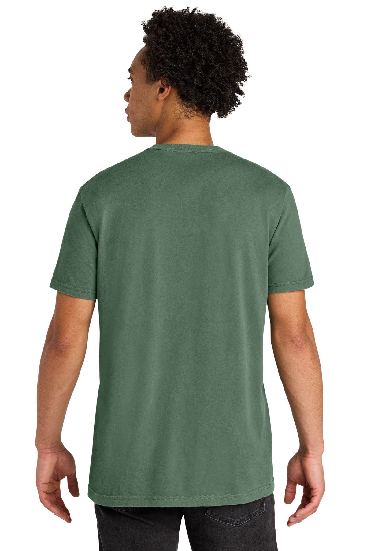 Next Level Apparel Soft Wash Cotton Tee NL3600SW - Washed Royal Pine - back