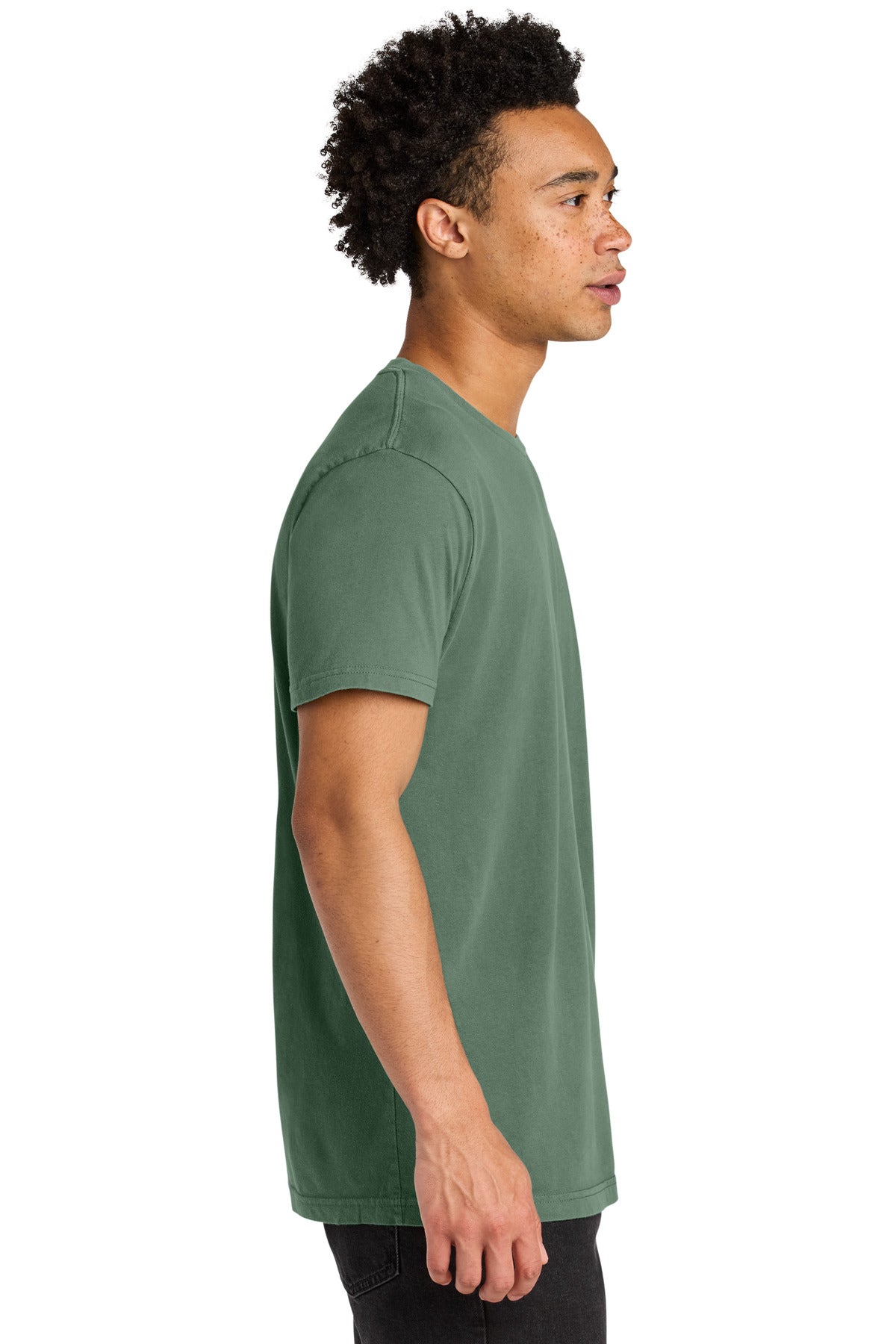 Next Level Apparel Soft Wash Cotton Tee NL3600SW - Washed Royal Pine - side