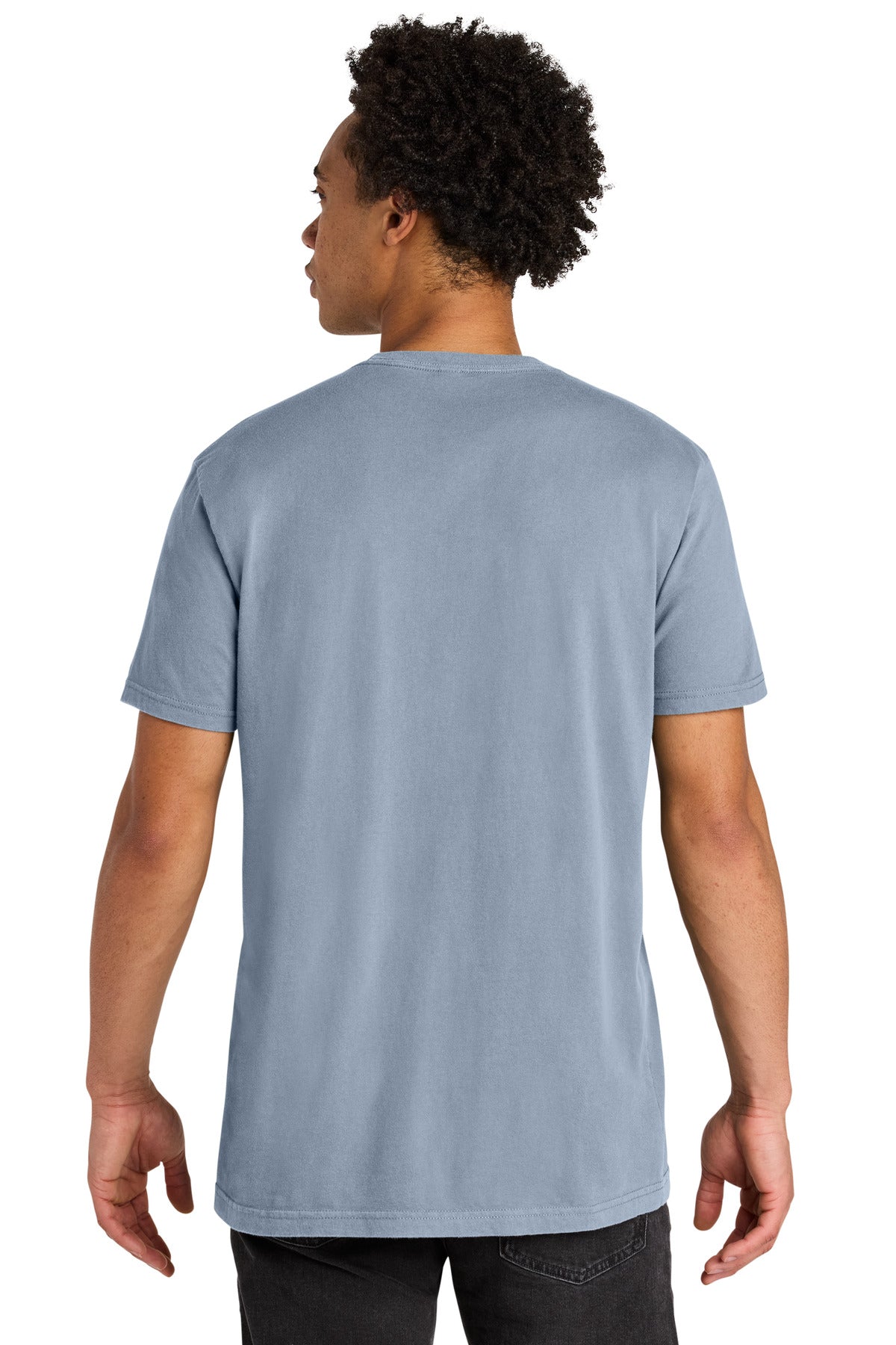 Next Level Apparel Soft Wash Cotton Tee NL3600SW - Washed Stonewash Denim - back