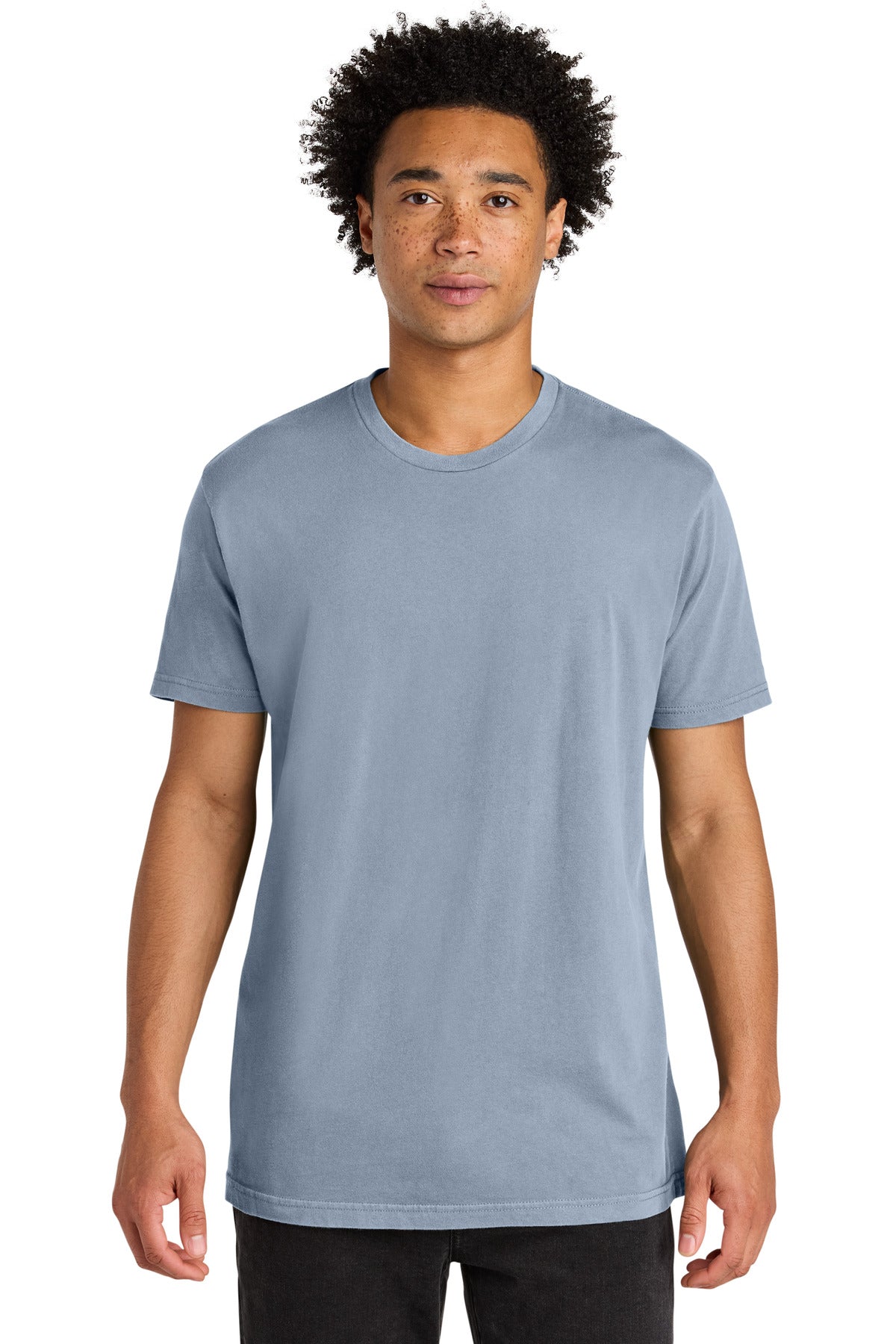 Next Level Apparel Soft Wash Cotton Tee NL3600SW - Washed Stonewash Denim - front