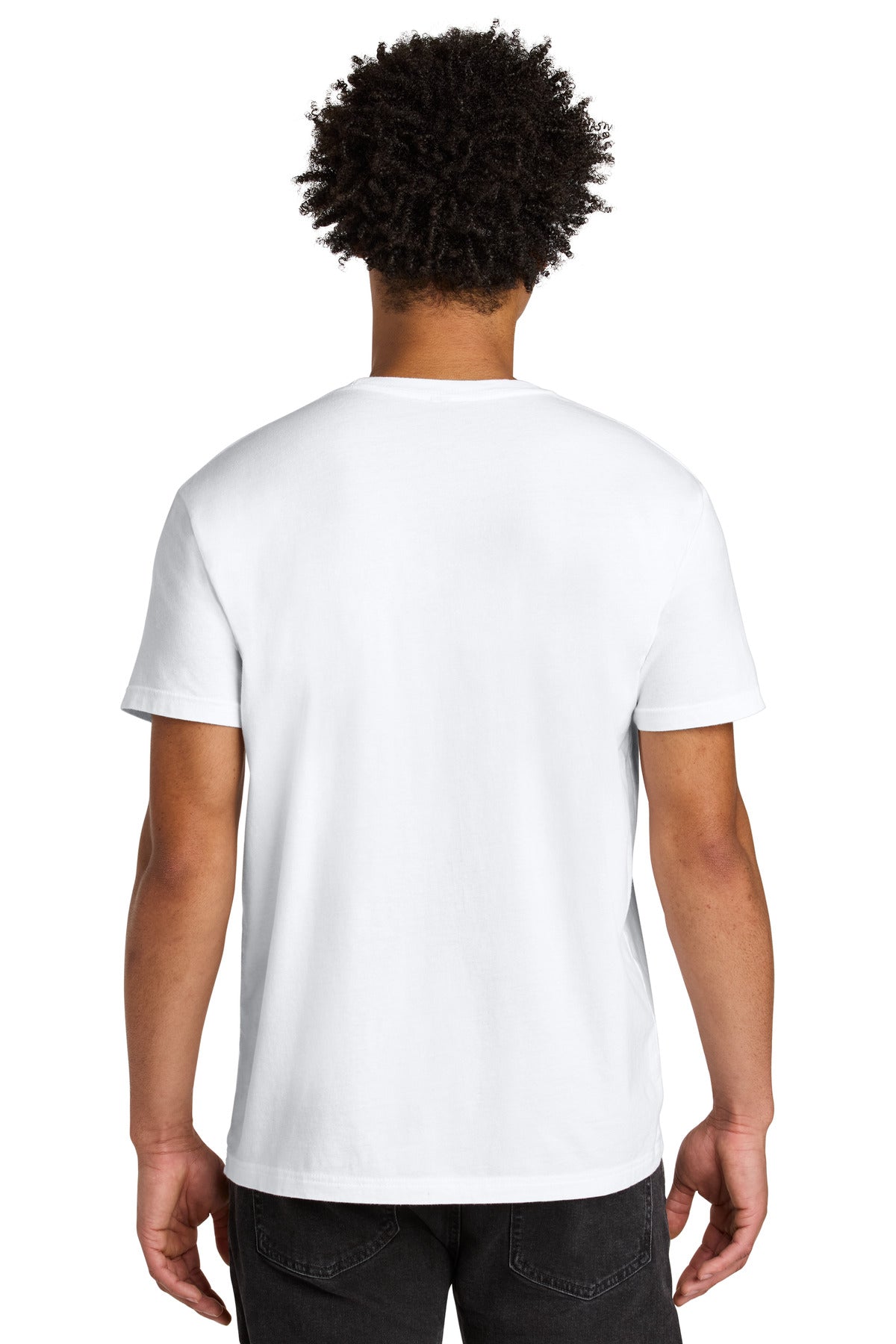Next Level Apparel Soft Wash Cotton Tee NL3600SW - Washed White - back