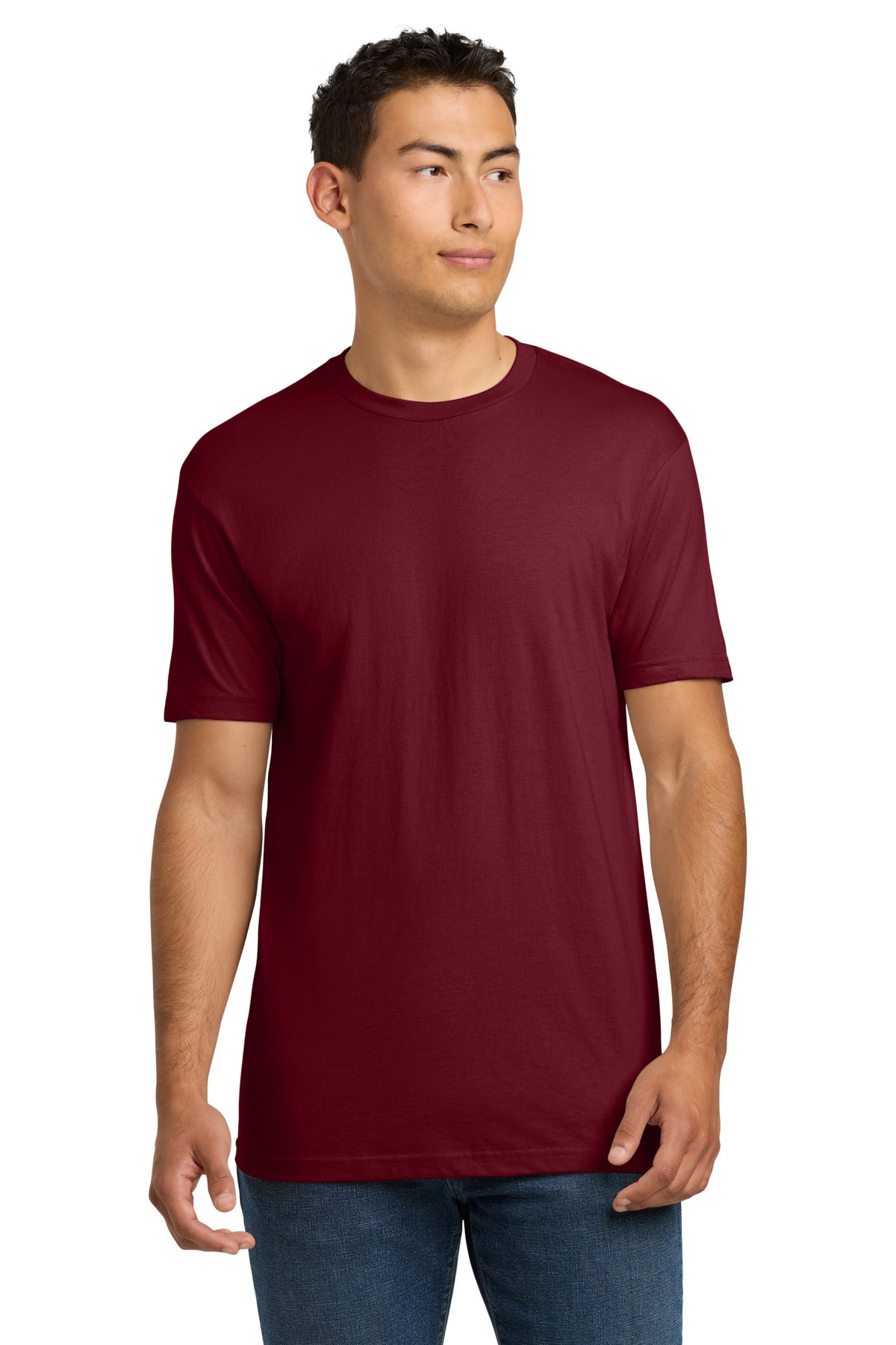 Next Level Apparel Adult Cotton Tee. NL3600 - Cardinal - front