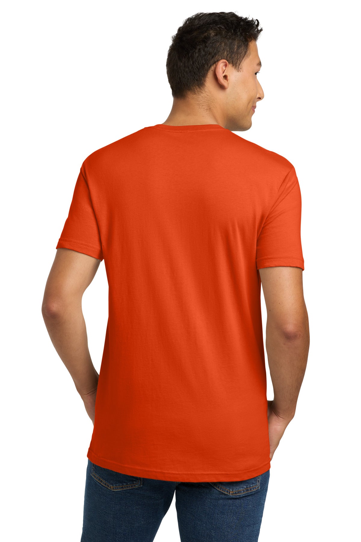 Next Level Apparel Adult Cotton Tee. NL3600 - Classic Orange - back