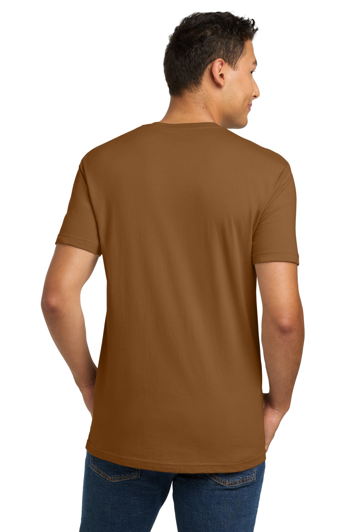 Next Level Apparel Adult Cotton Tee. NL3600 - Clay - back