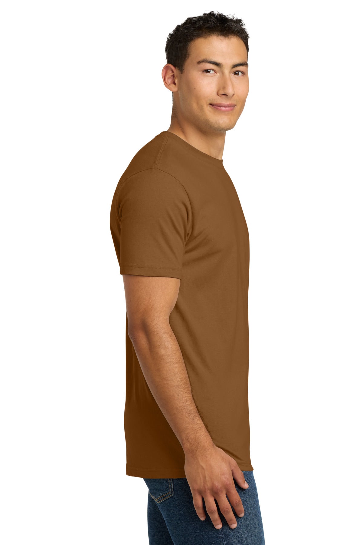 Next Level Apparel Adult Cotton Tee. NL3600 - Clay - side