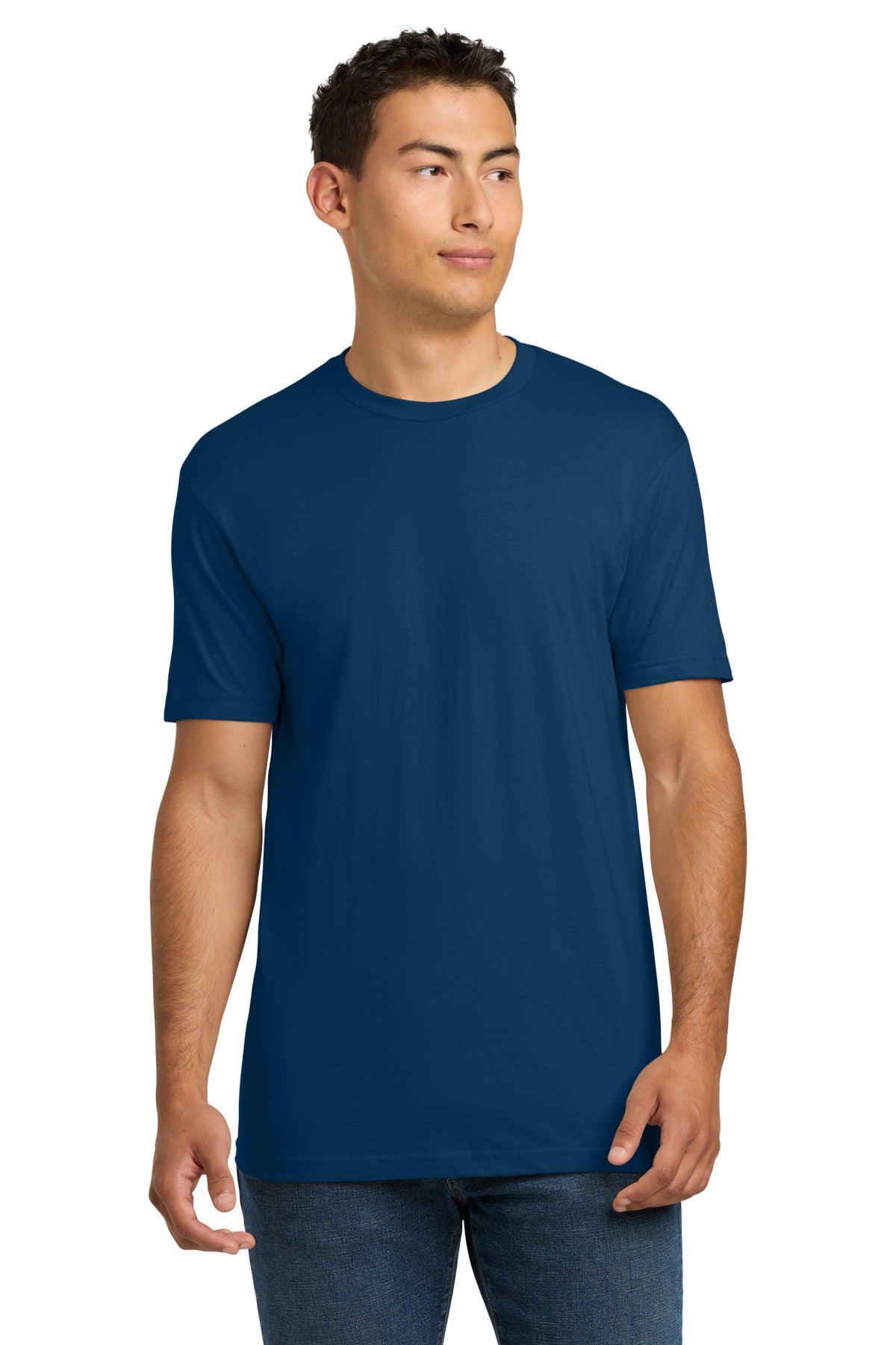 Next Level Apparel Adult Cotton Tee. NL3600 - Cool Blue - front