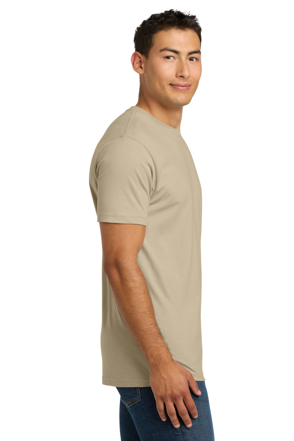 Next Level Apparel Adult Cotton Tee. NL3600 - Cream - side